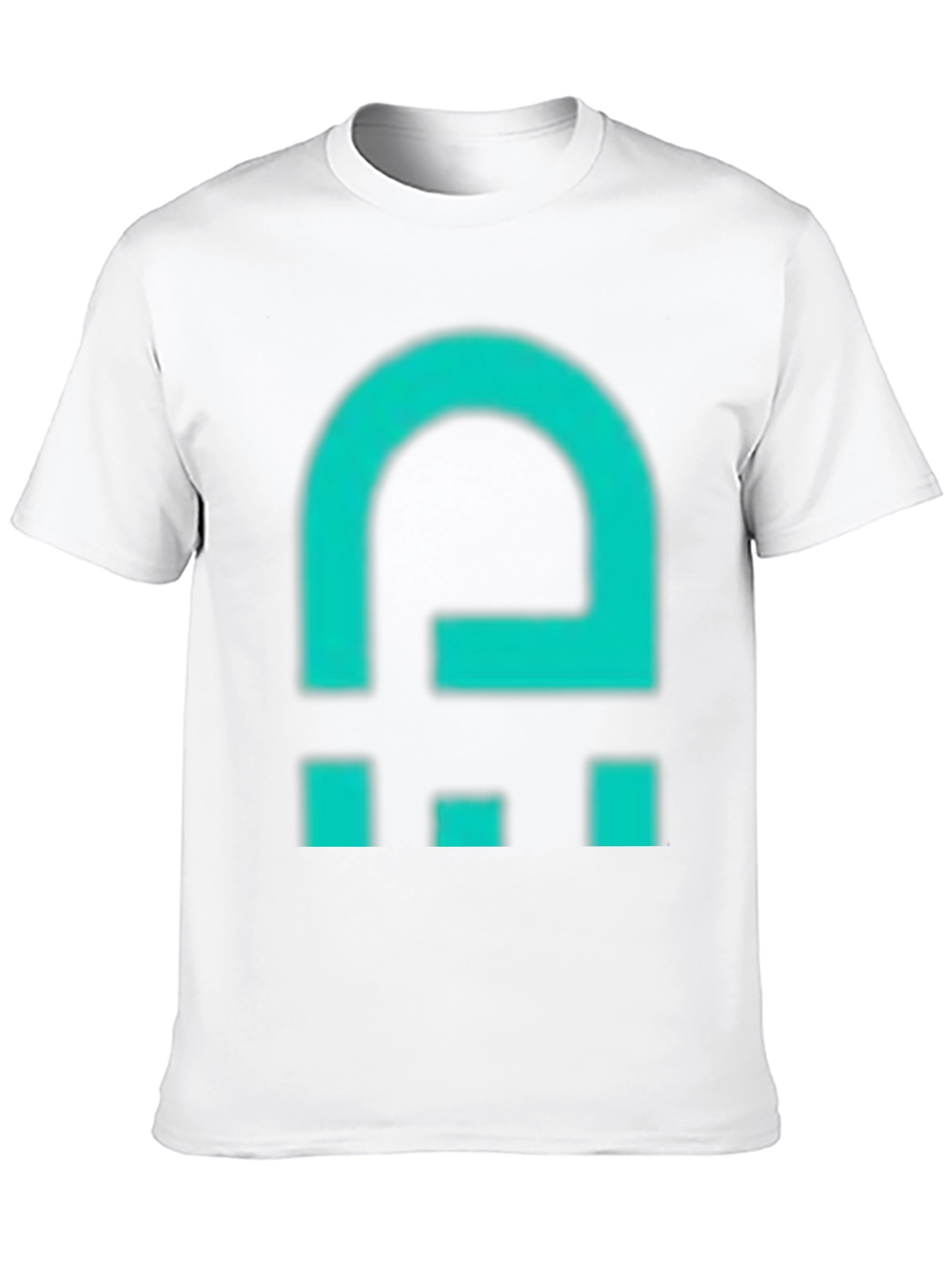 Abstract Graphic Print Crew Neck T-Shirt