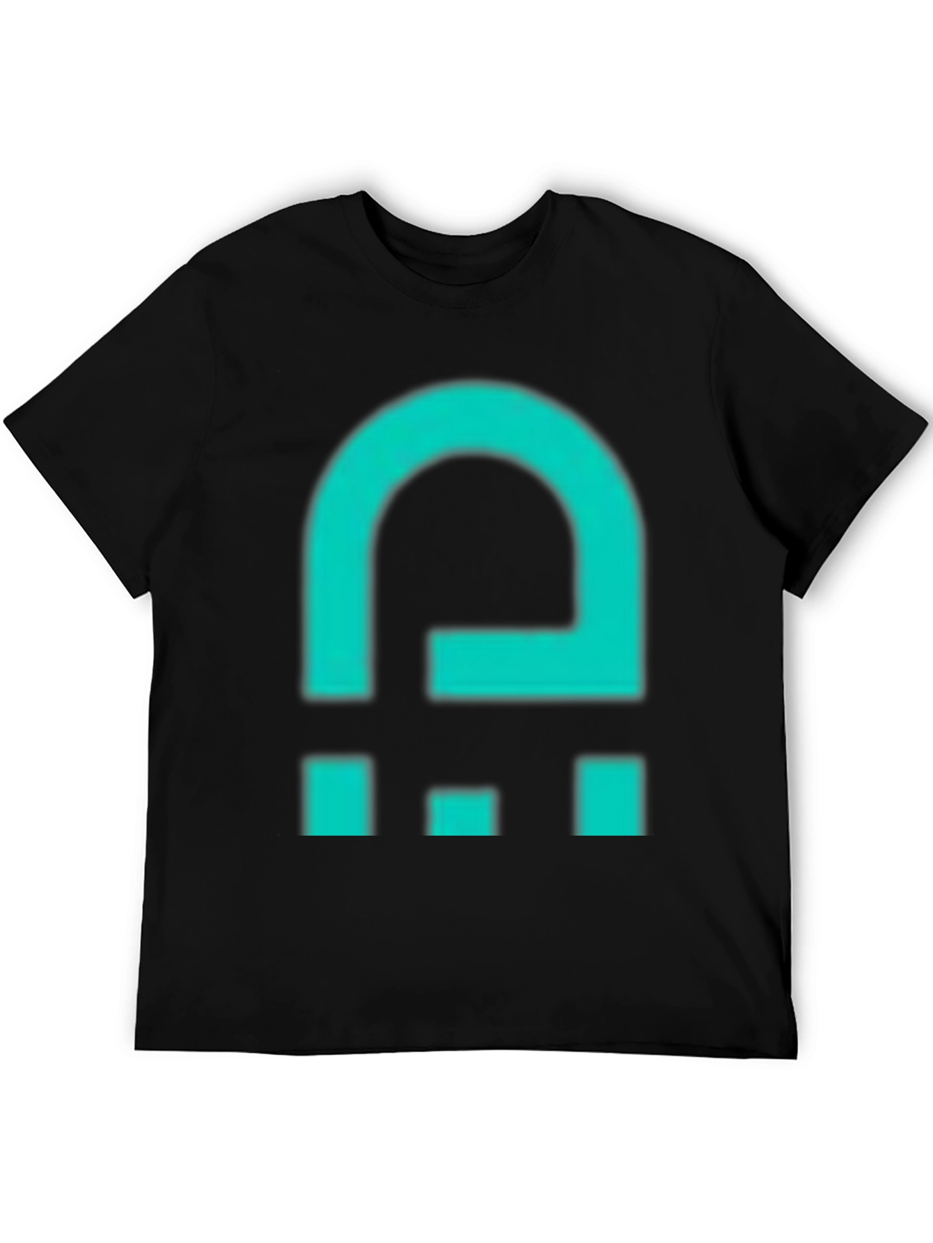 Abstract Graphic Print Crew Neck T-Shirt