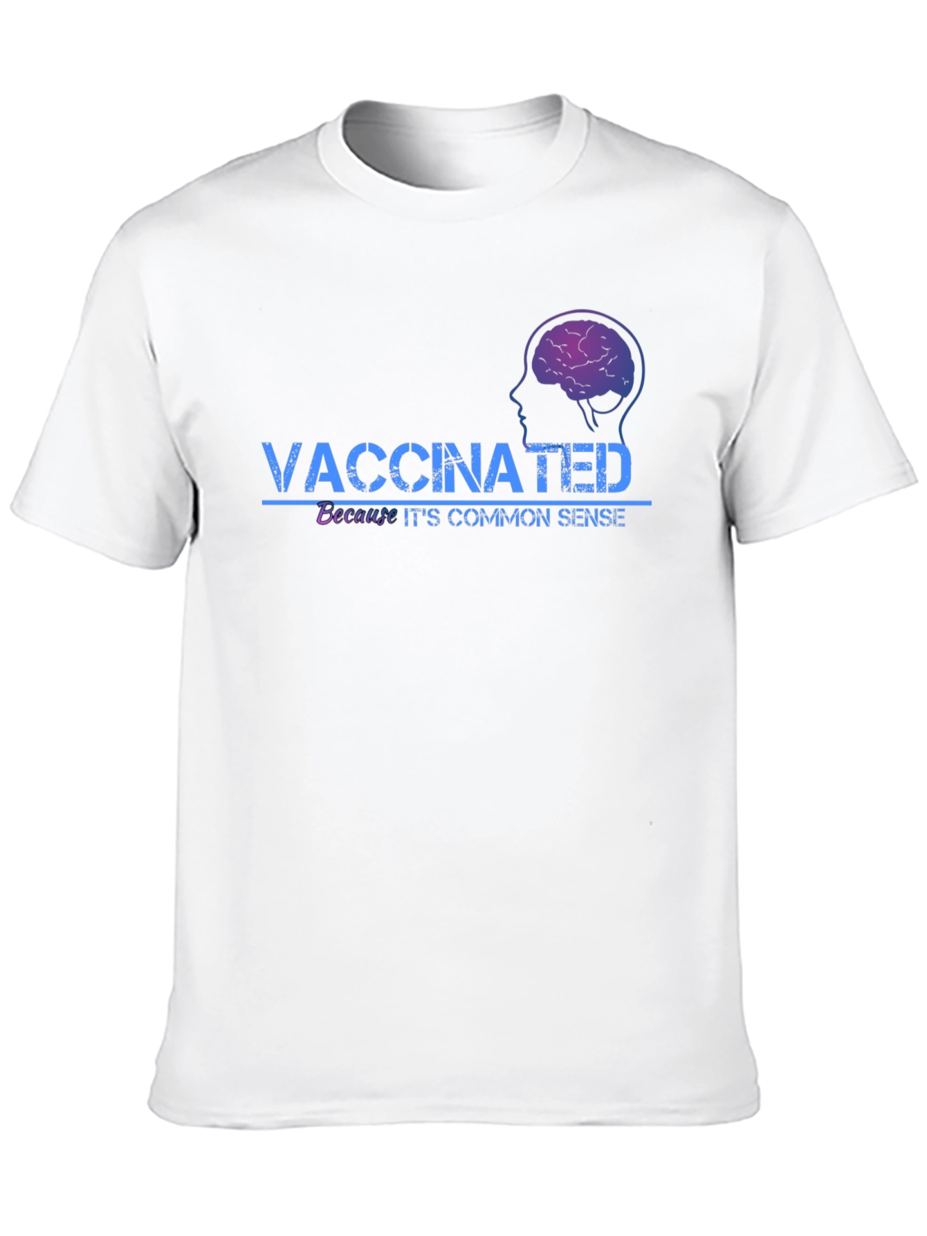 Vaccinated Common Sense T-Shirt - Black