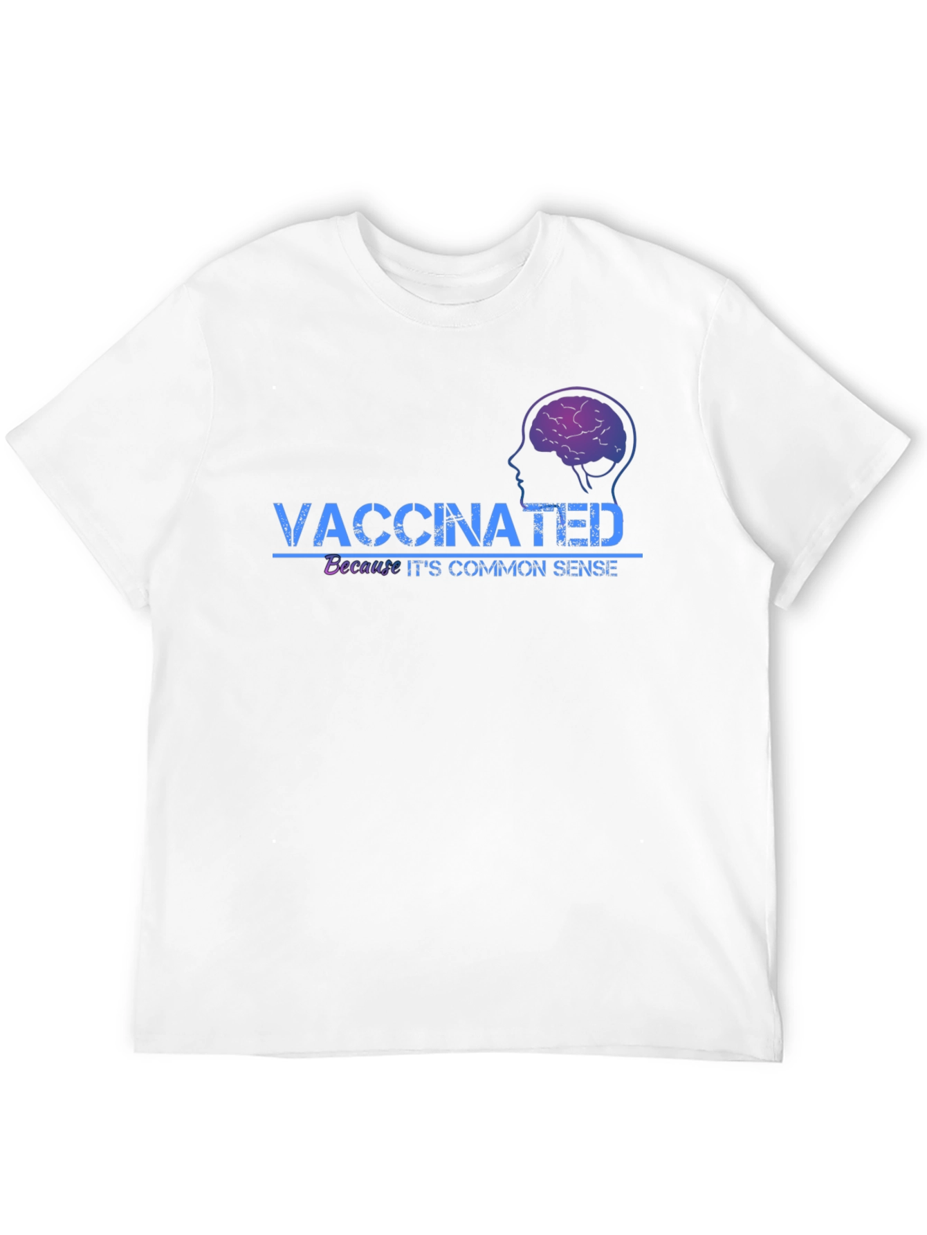 Vaccinated Common Sense T-Shirt - Black