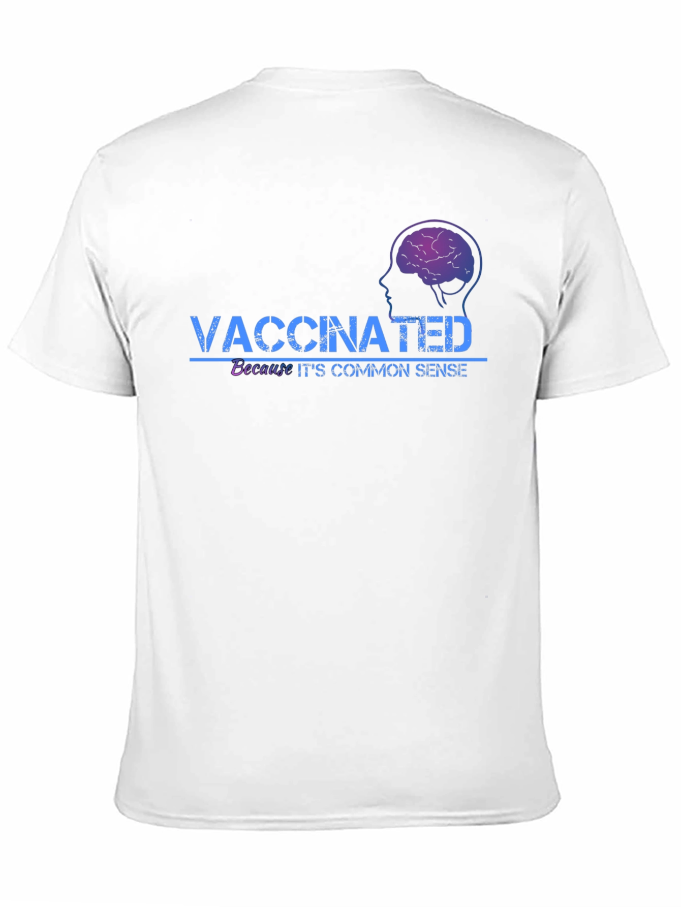 Vaccinated Common Sense T-Shirt - Black