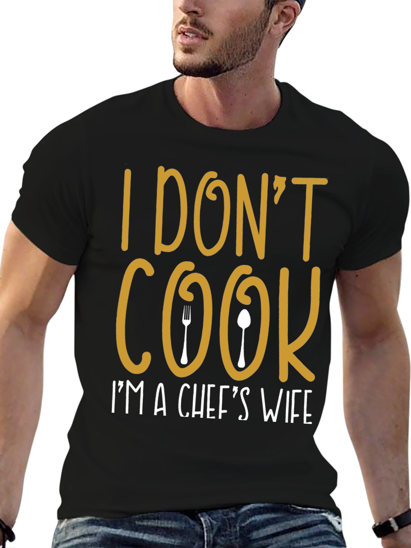 I Dont Cook Chefs Wife T-Shirt