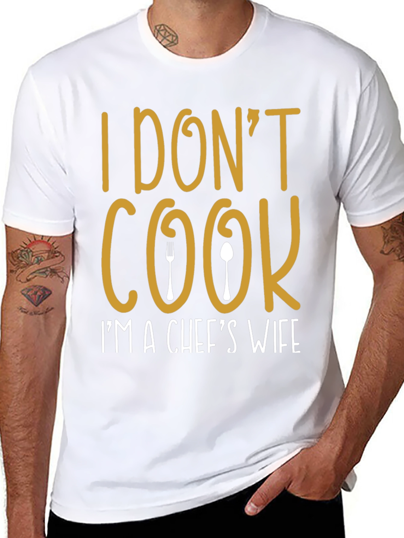 I Dont Cook Chefs Wife T-Shirt