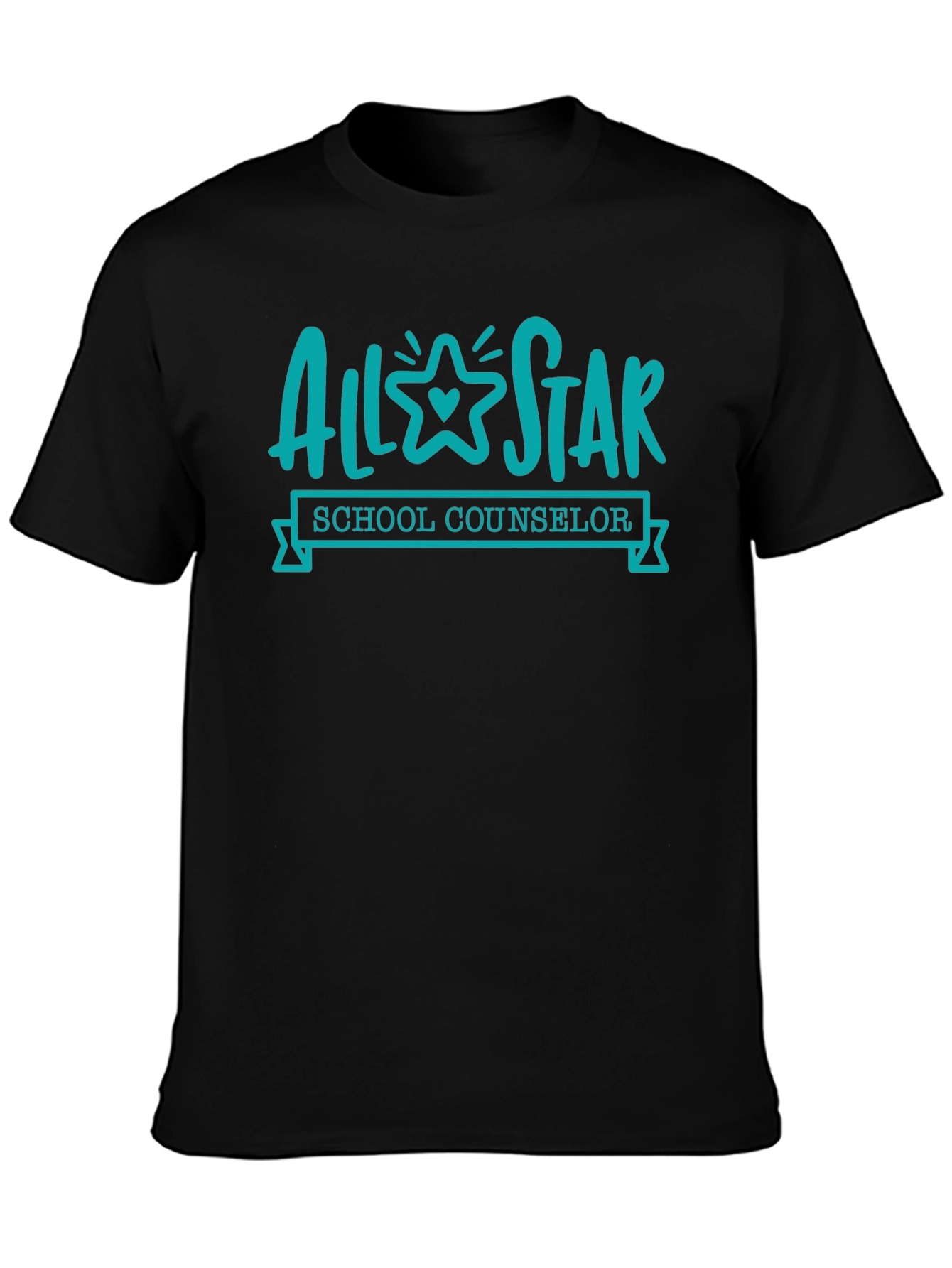 All-Star School Counselor Black T-Shirt