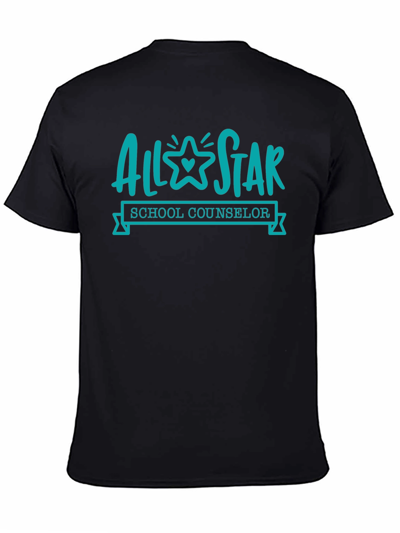All-Star School Counselor Black T-Shirt