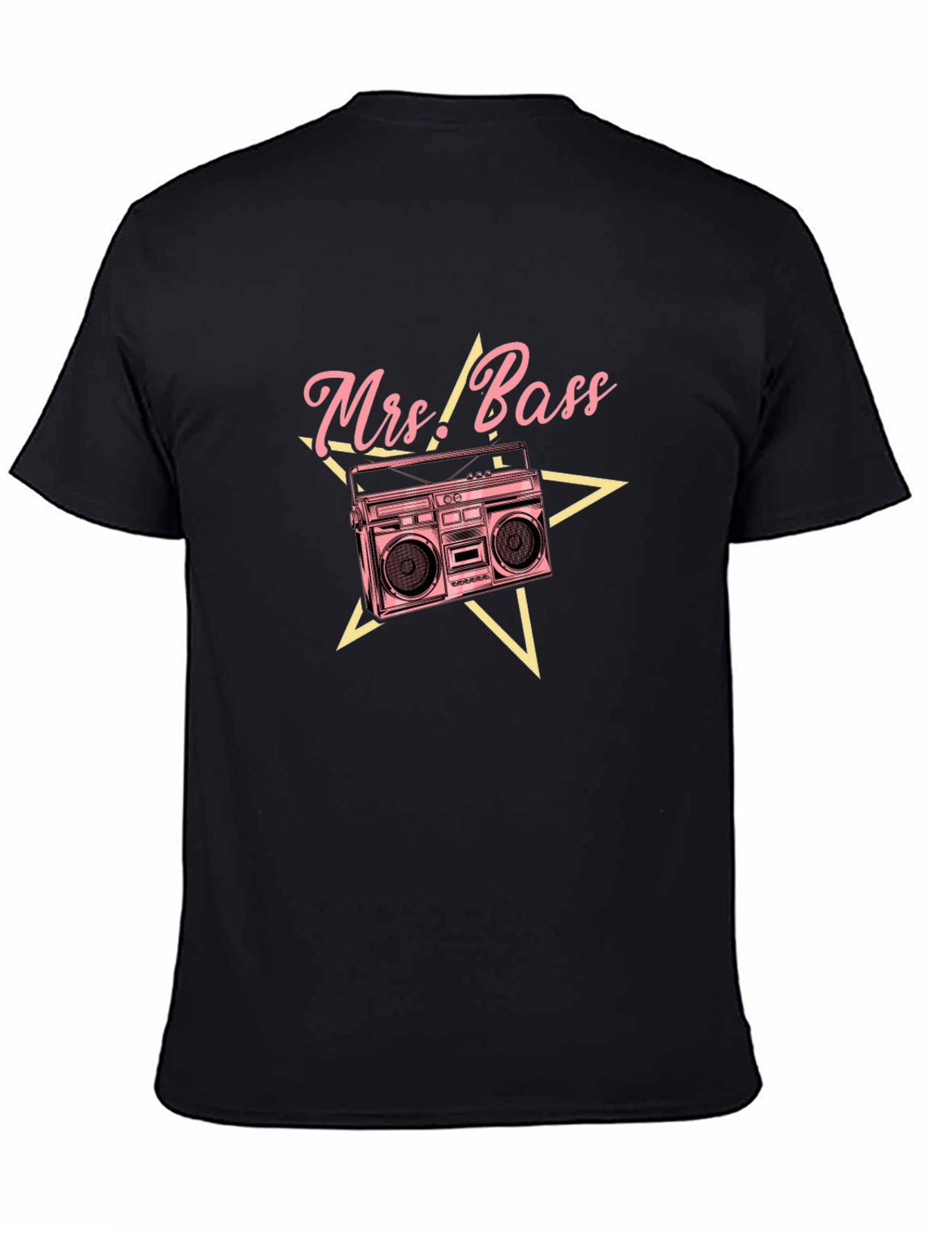 Mrs. Bass Retro Boombox Graphic Tee