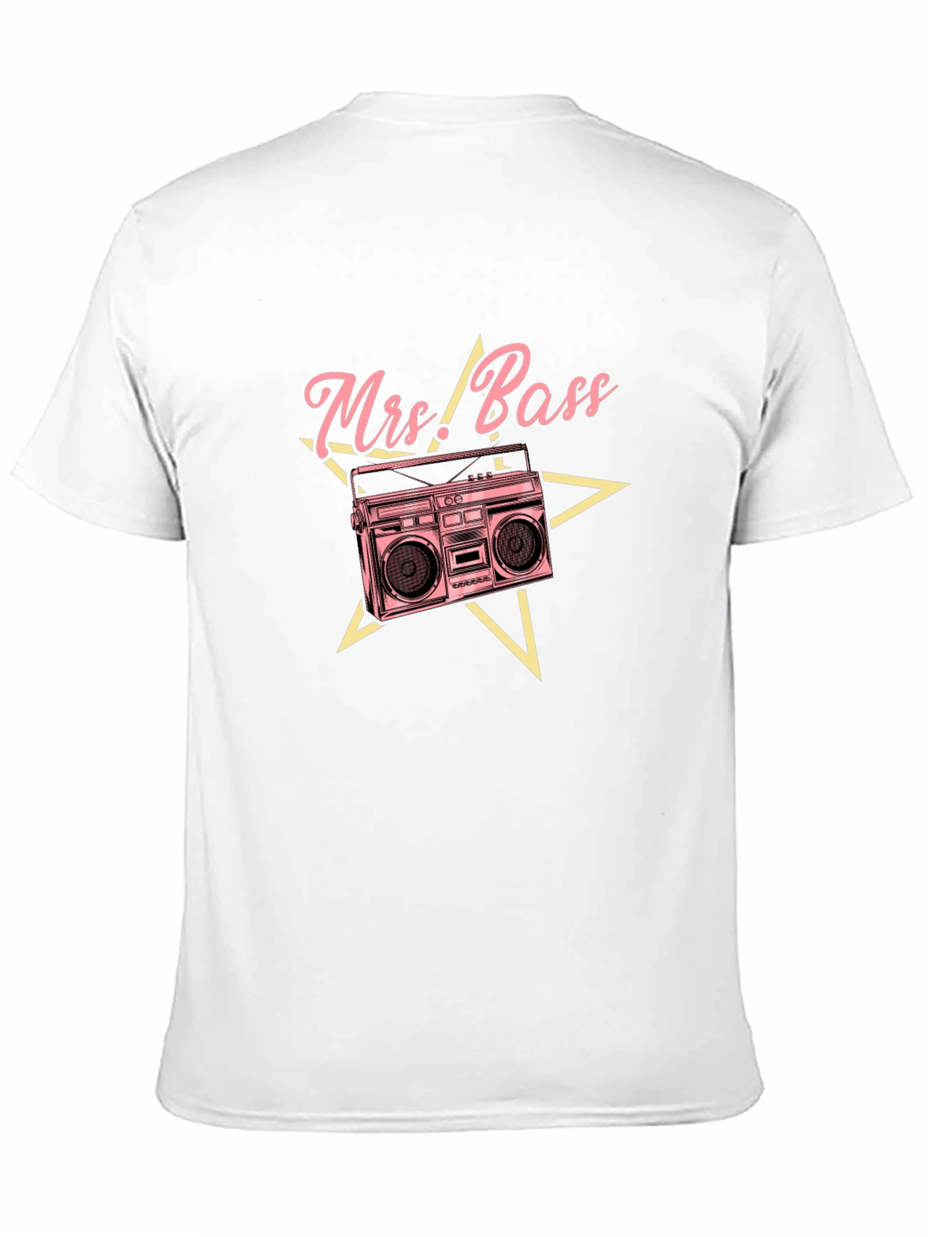 Mrs. Bass Retro Boombox Graphic Tee
