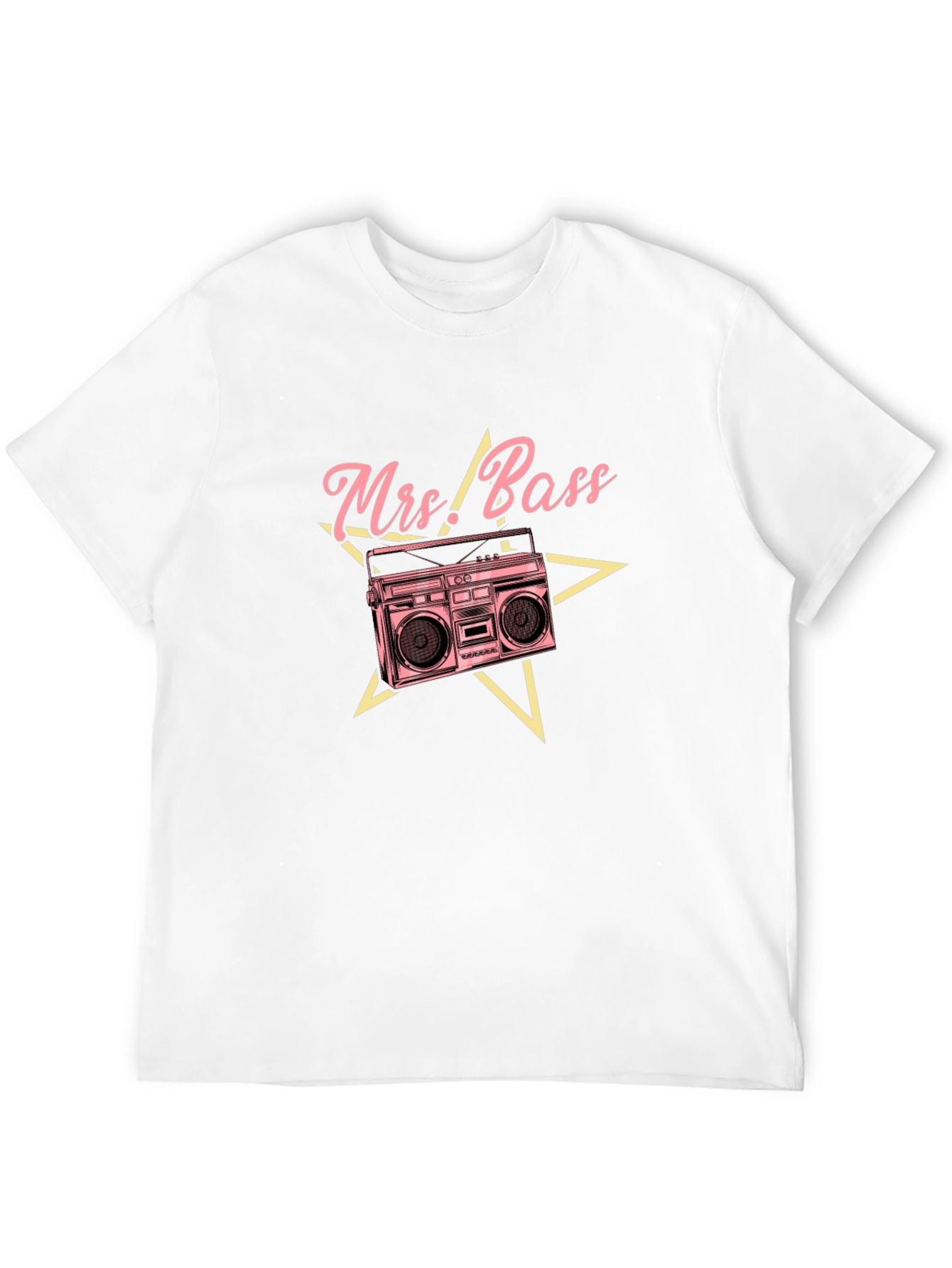 Mrs. Bass Retro Boombox Graphic Tee