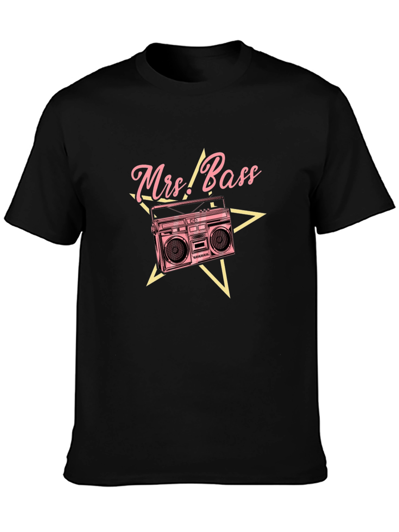 Mrs. Bass Retro Boombox Graphic Tee