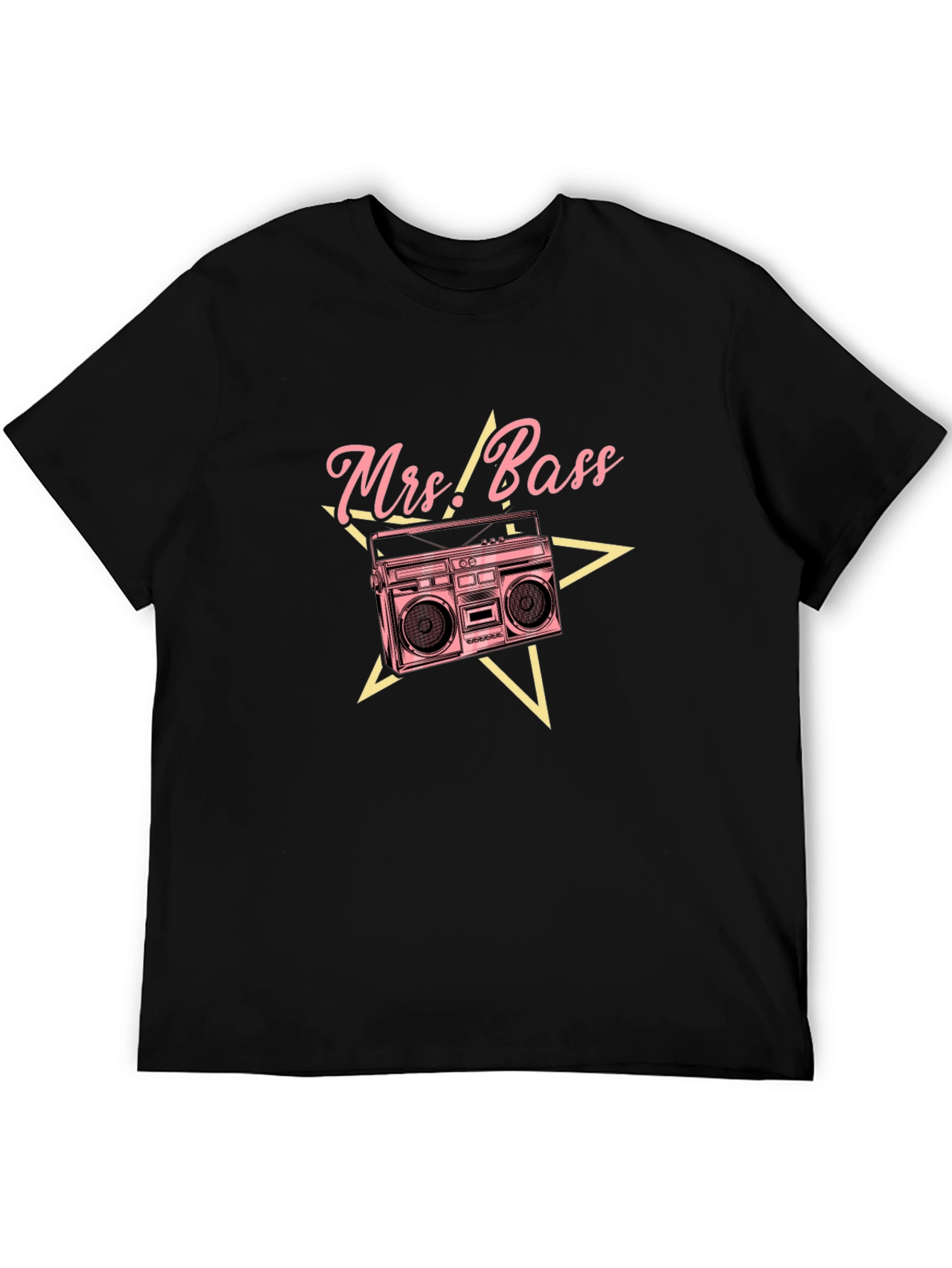Mrs. Bass Retro Boombox Graphic Tee