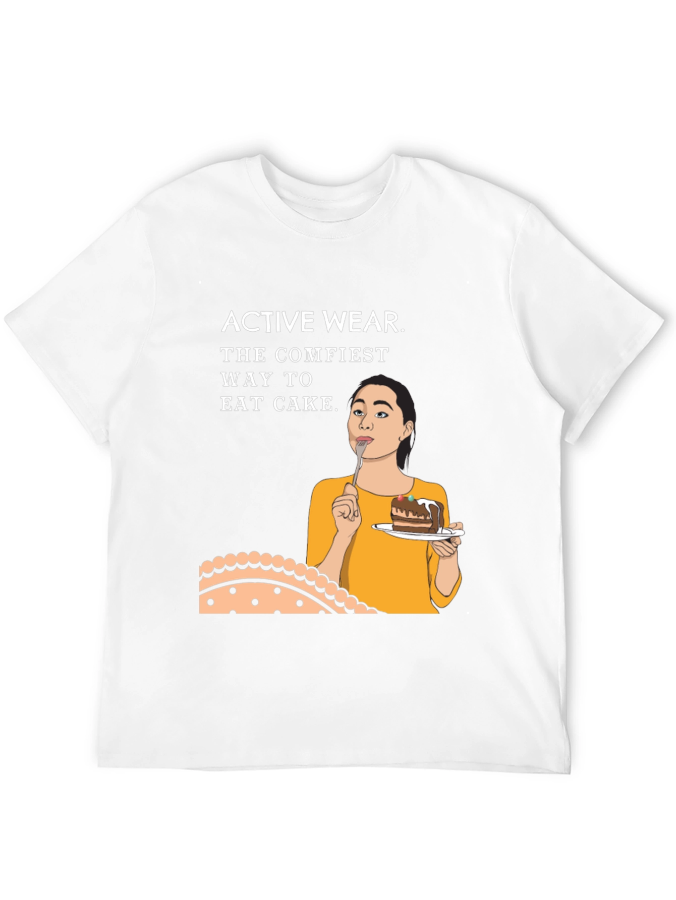 Active Wear Cake T-Shirt - Comfiest Way to Indulge
