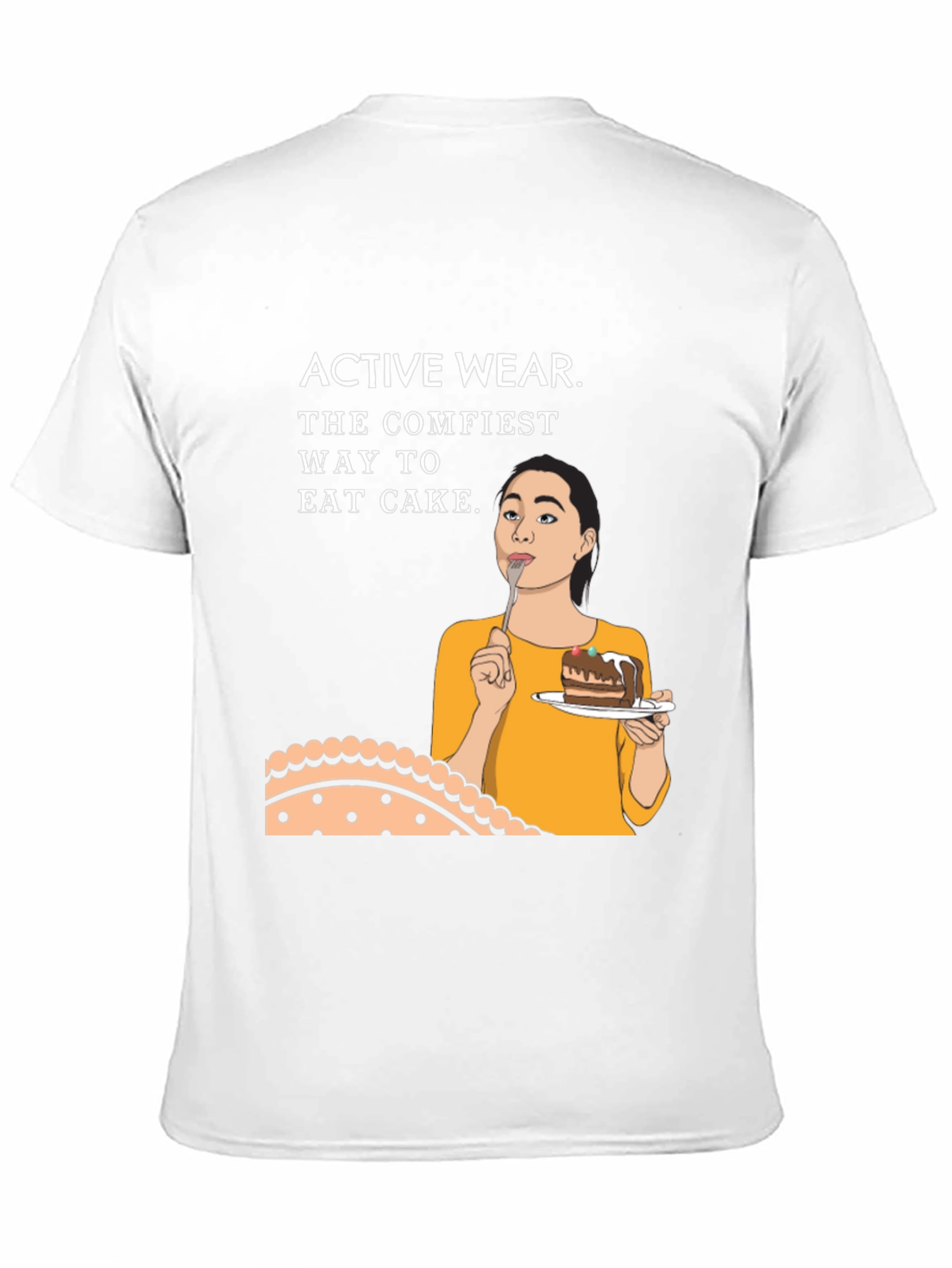 Active Wear Cake T-Shirt - Comfiest Way to Indulge