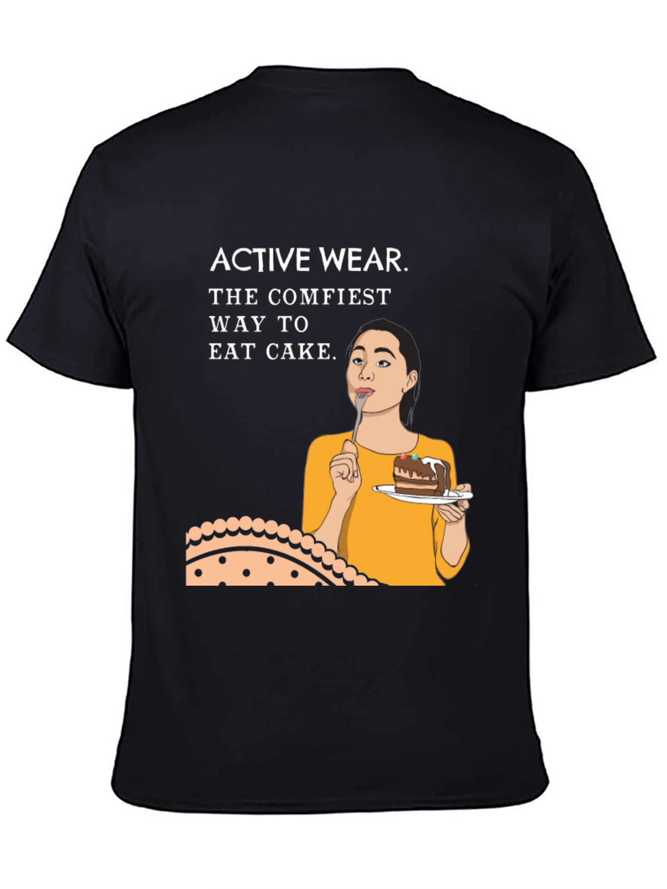 Active Wear Cake T-Shirt - Comfiest Way to Indulge