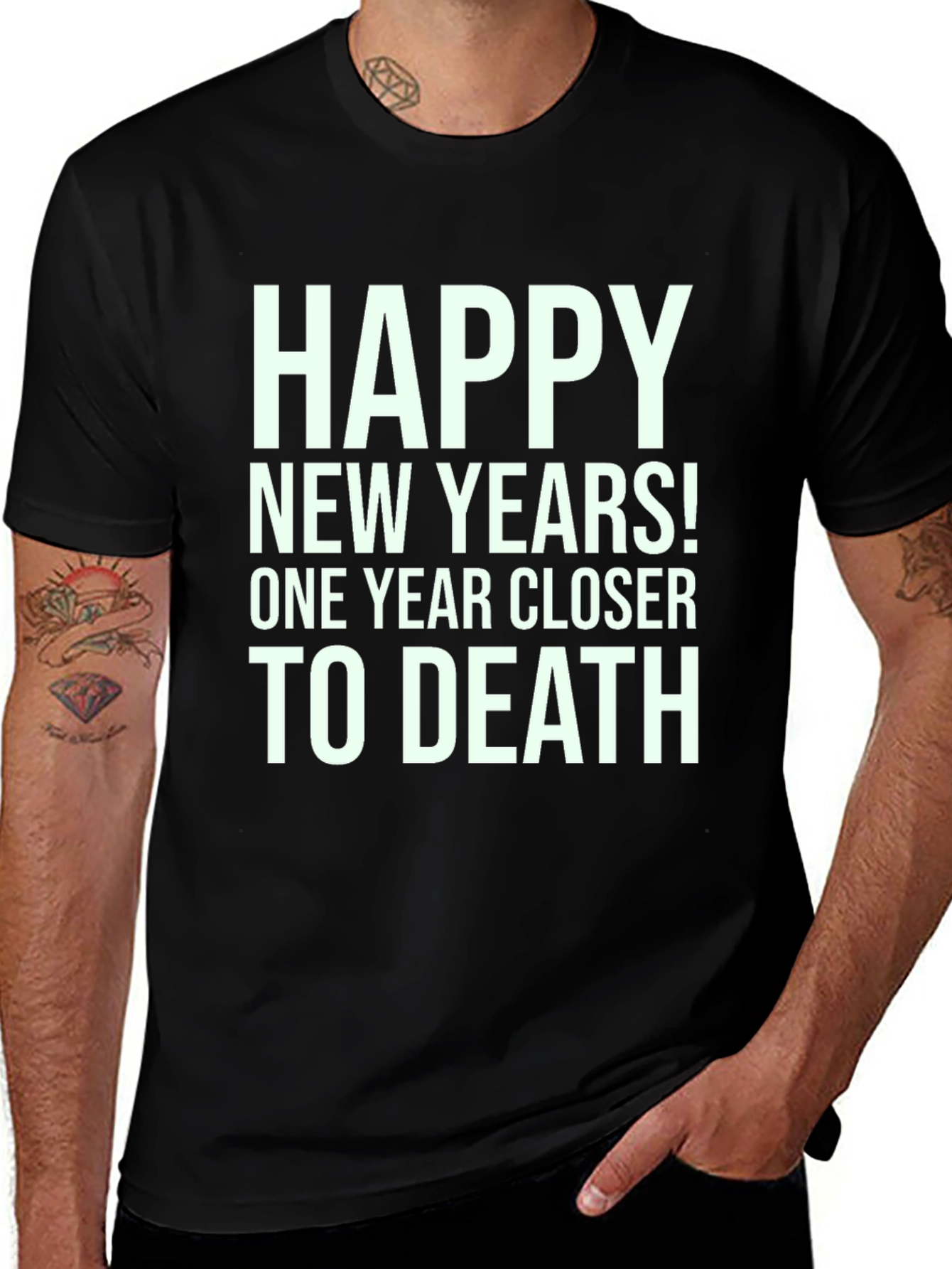 Happy New Year Closer to Death T-Shirt
