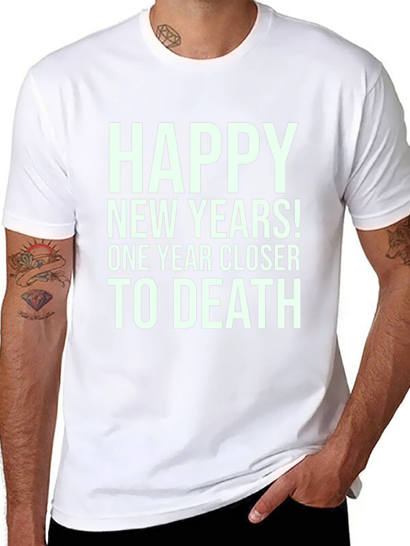 Happy New Year Closer to Death T-Shirt