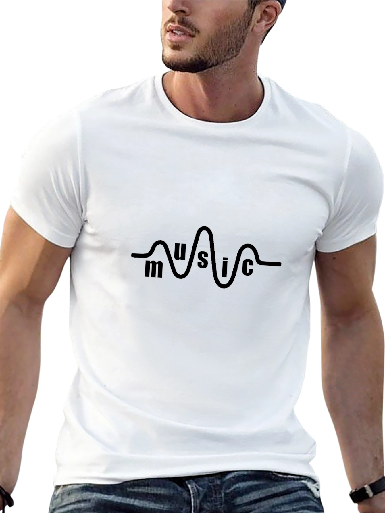 Music Wave T-Shirt - Casual Style