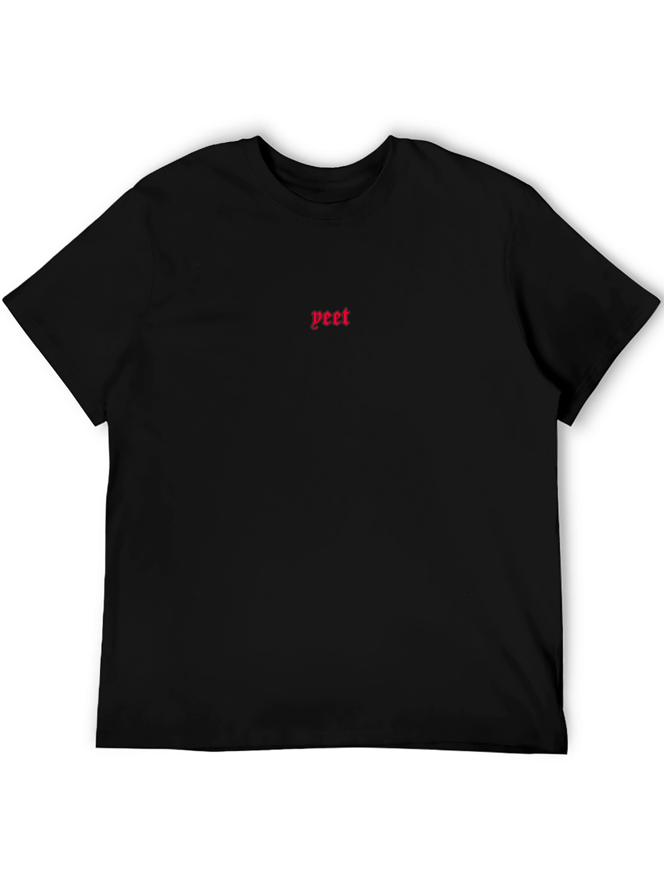 Yeet Graphic Tee - Black Casual T-Shirt