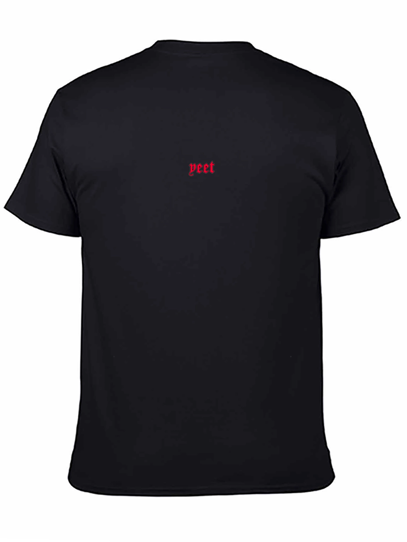 Yeet Graphic Tee - Black Casual T-Shirt
