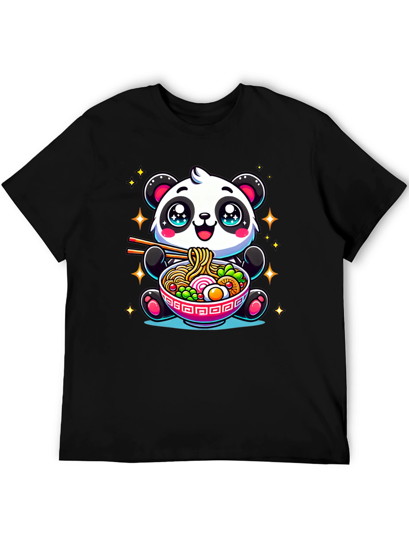 Cute Panda Ramen T-Shirt