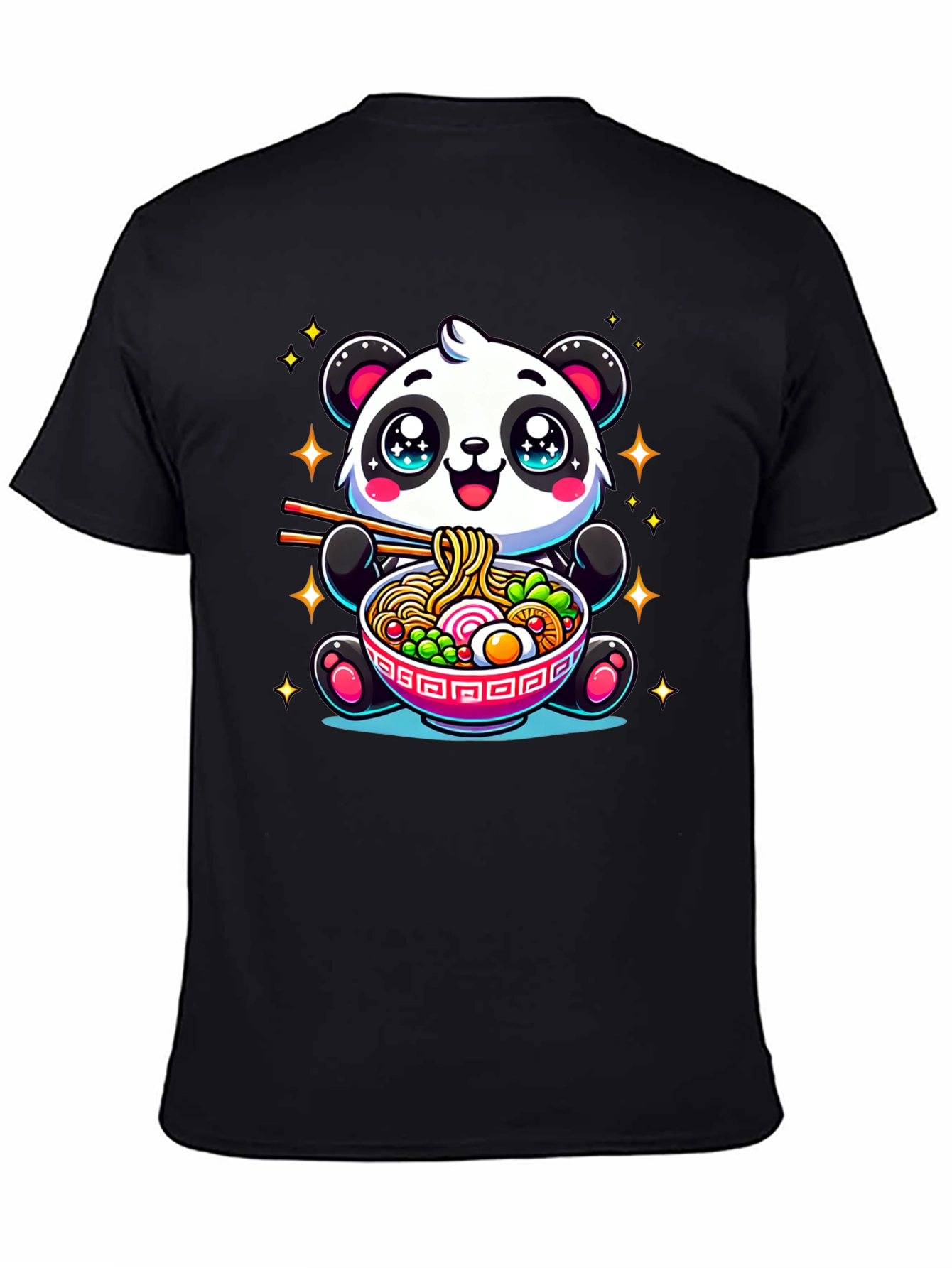 Cute Panda Ramen T-Shirt