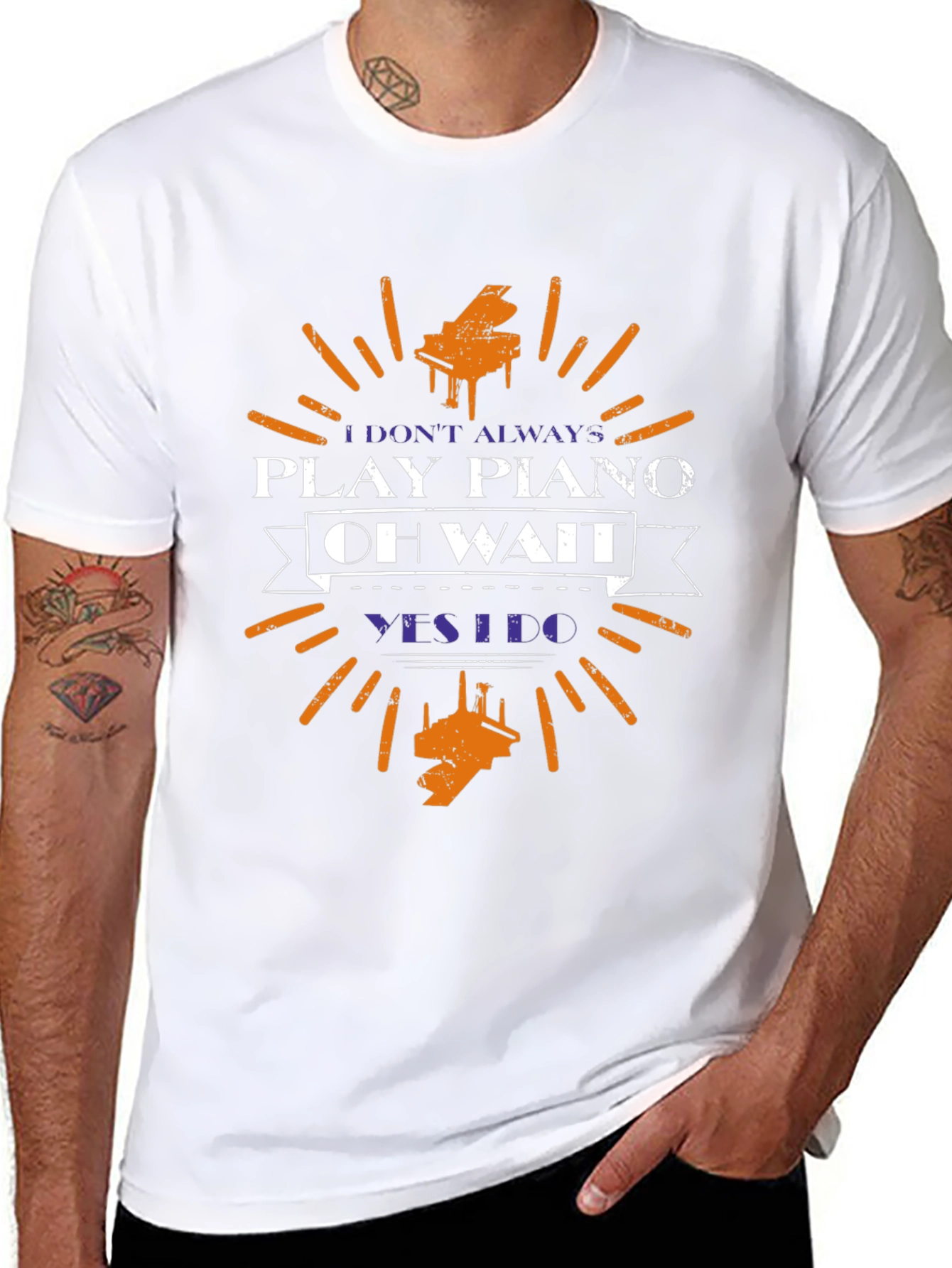 Piano Player T-Shirt - Music Lover Tee
