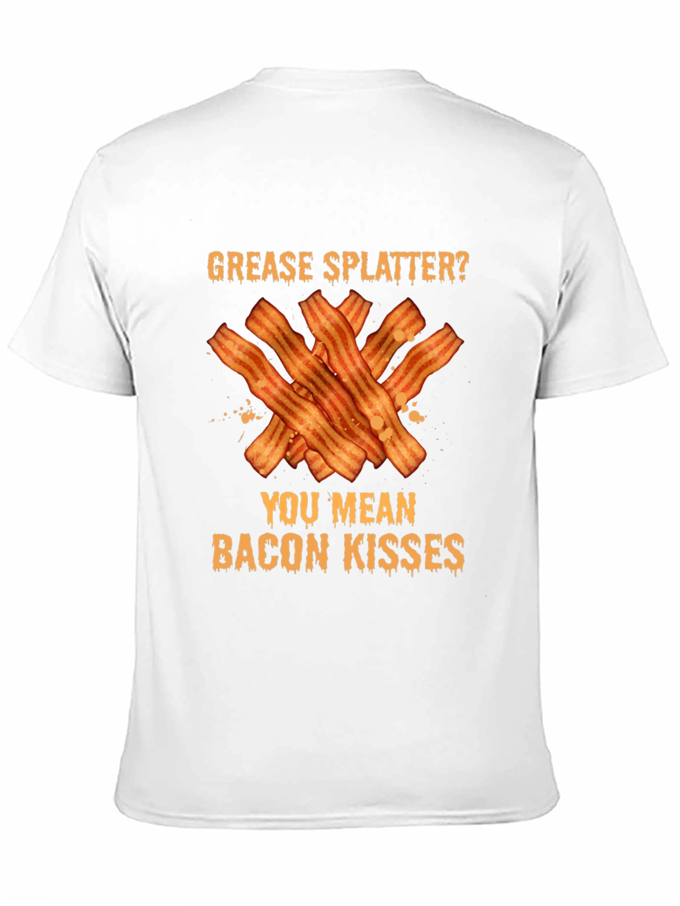Bacon Kisses Graphic Tee - Novelty Food Lover T-Shirt