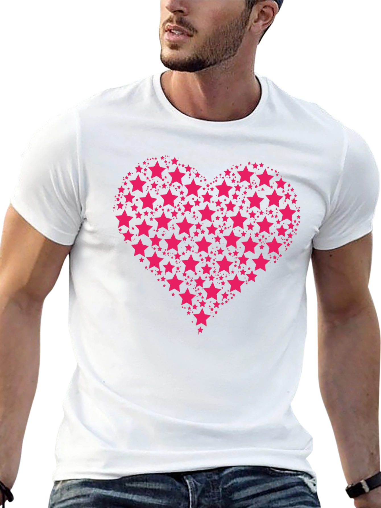 Heart of Stars Black T-Shirt