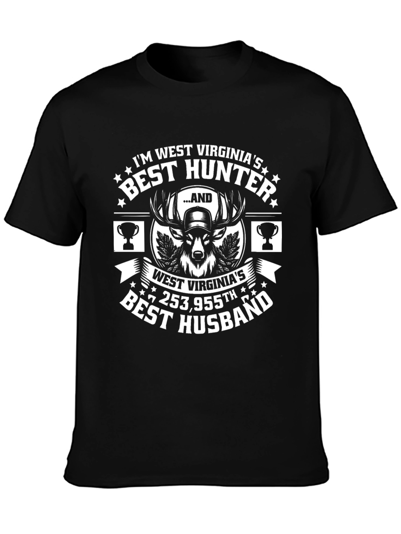 West Virginia Best Hunter Husband Novelty T-Shirt