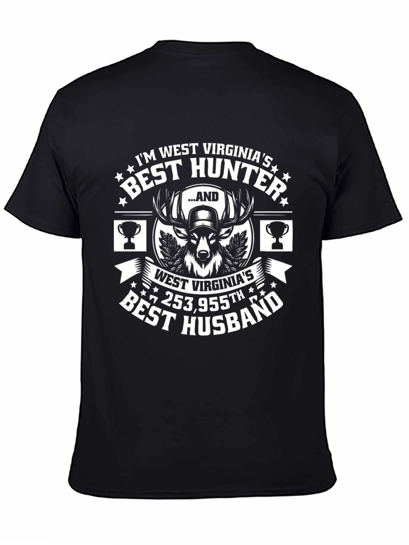 West Virginia Best Hunter Husband Novelty T-Shirt