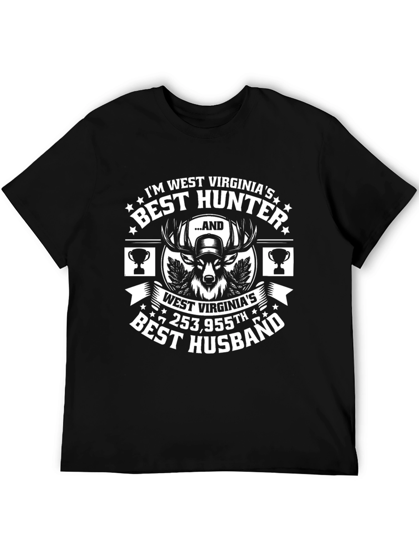West Virginia Best Hunter Husband Novelty T-Shirt