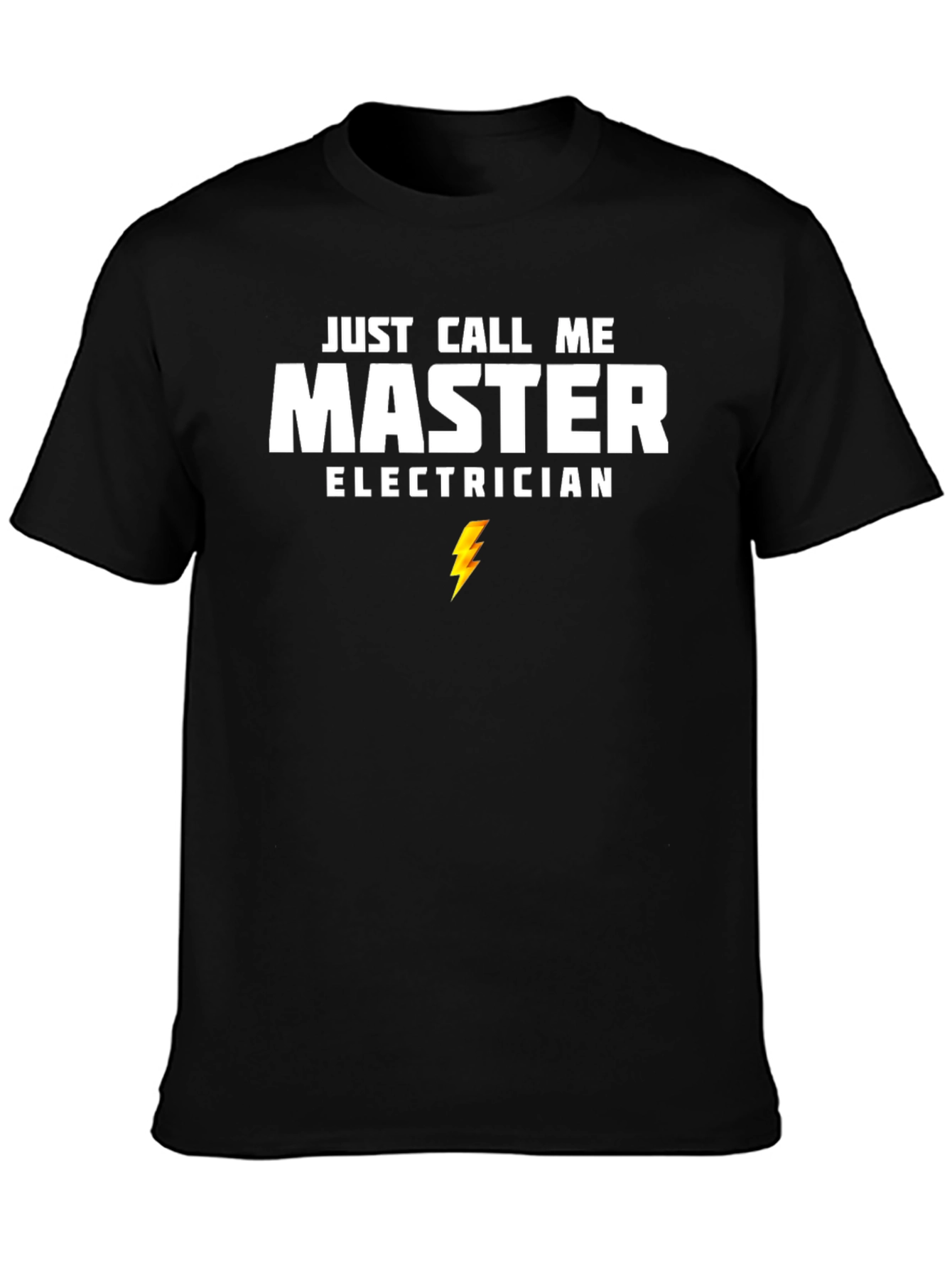 Master Electrician Graphic Tee - Black T-Shirt