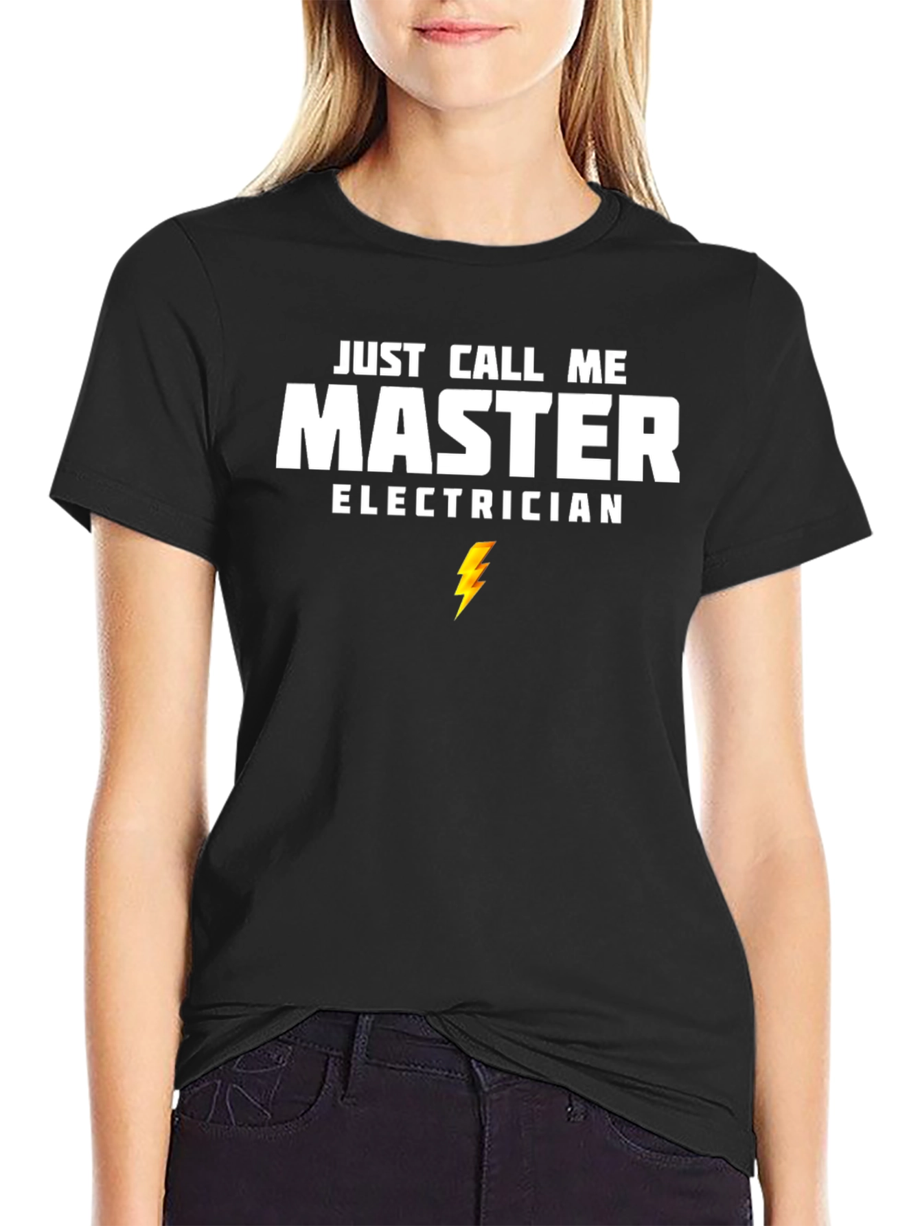 Master Electrician Graphic Tee - Black T-Shirt