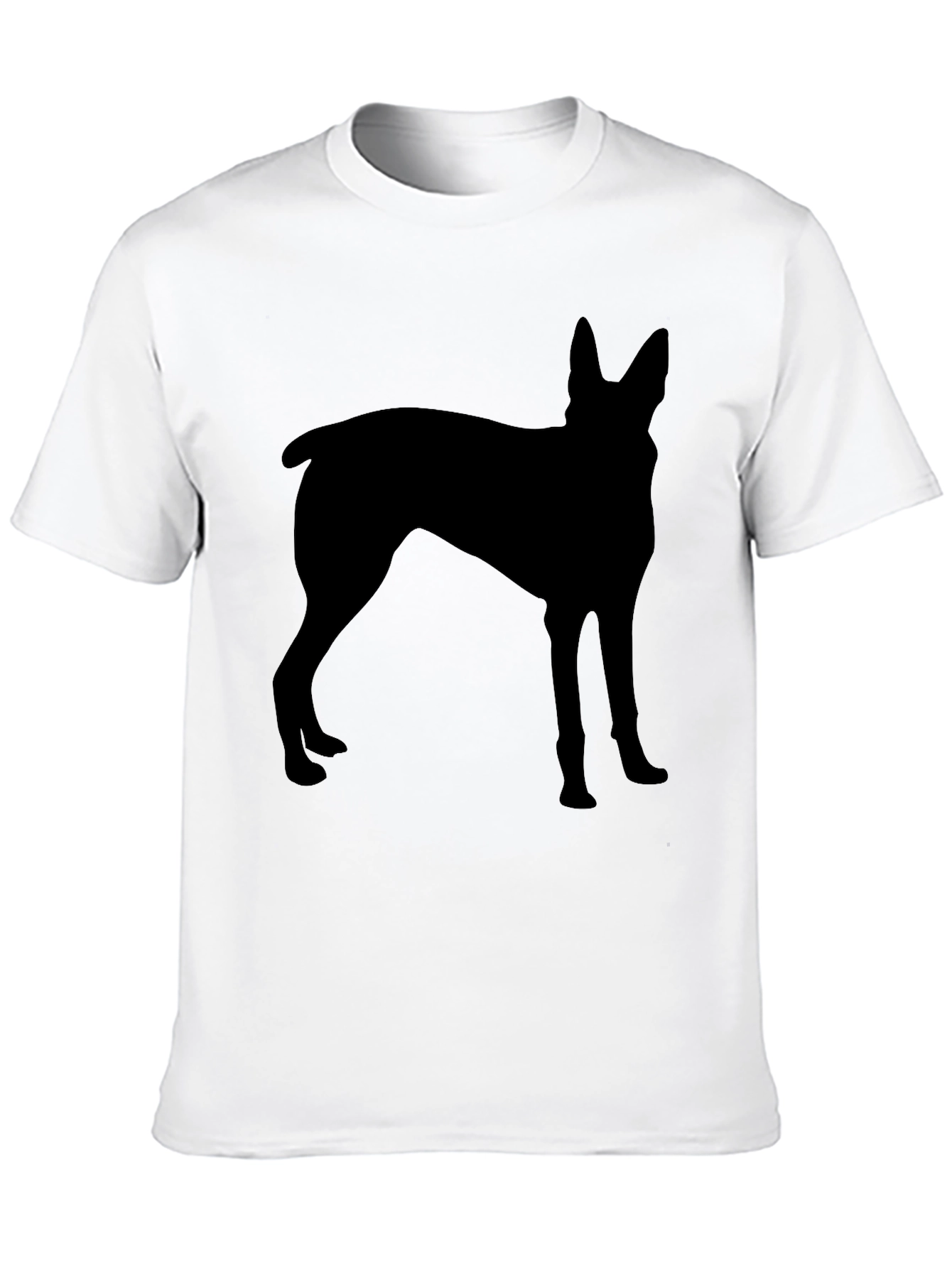 Dog Silhouette Black T-Shirt - Stylish Pet Lover Tee