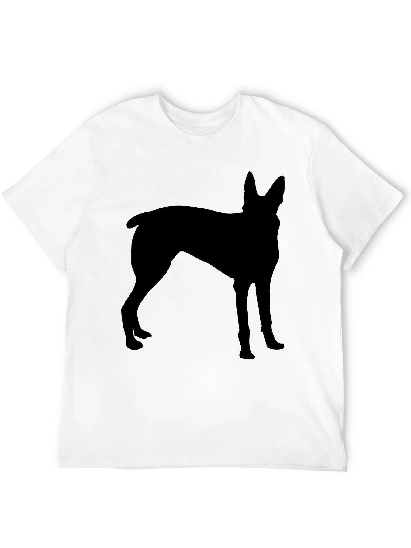 Dog Silhouette Black T-Shirt - Stylish Pet Lover Tee