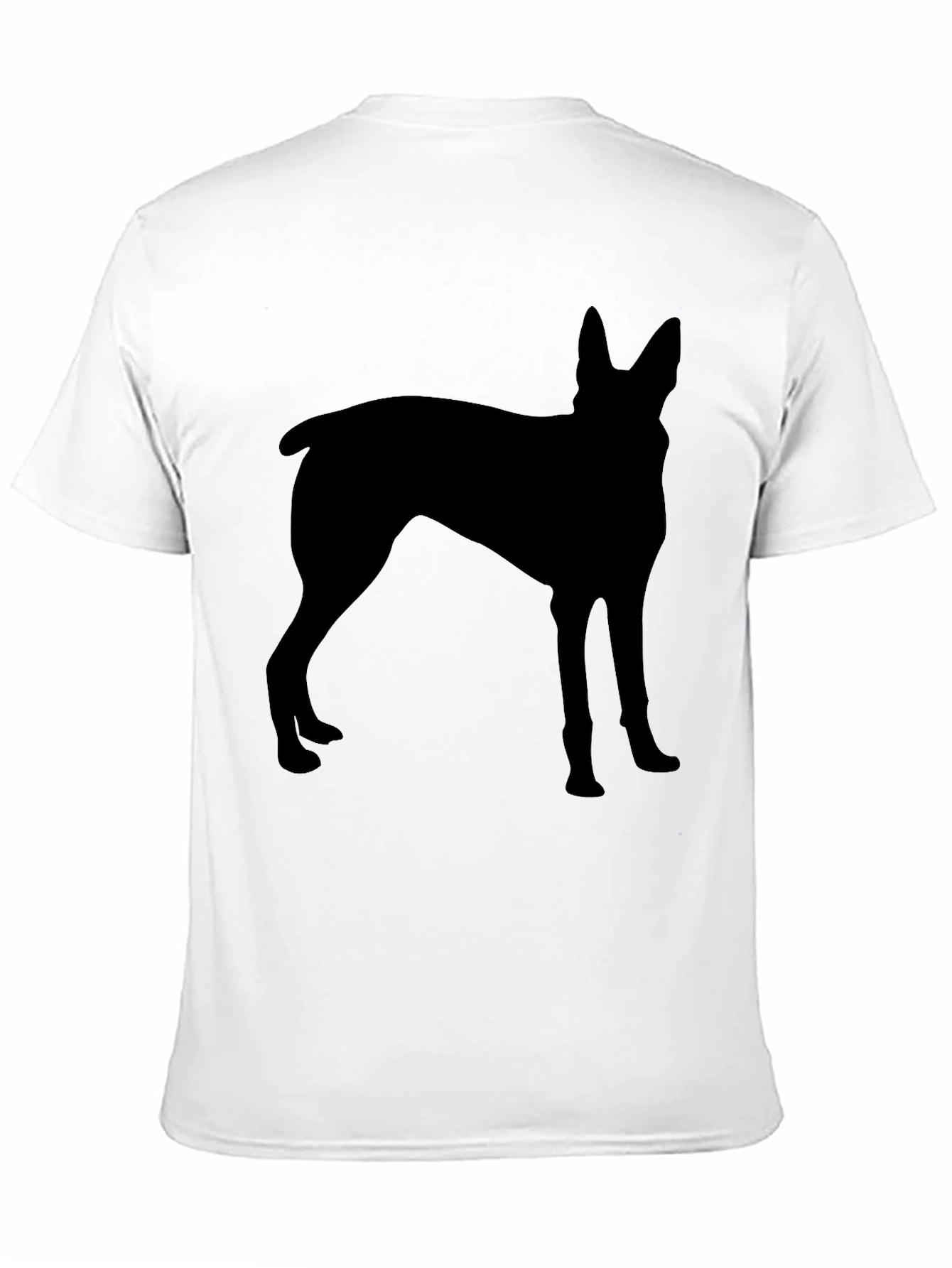 Dog Silhouette Black T-Shirt - Stylish Pet Lover Tee