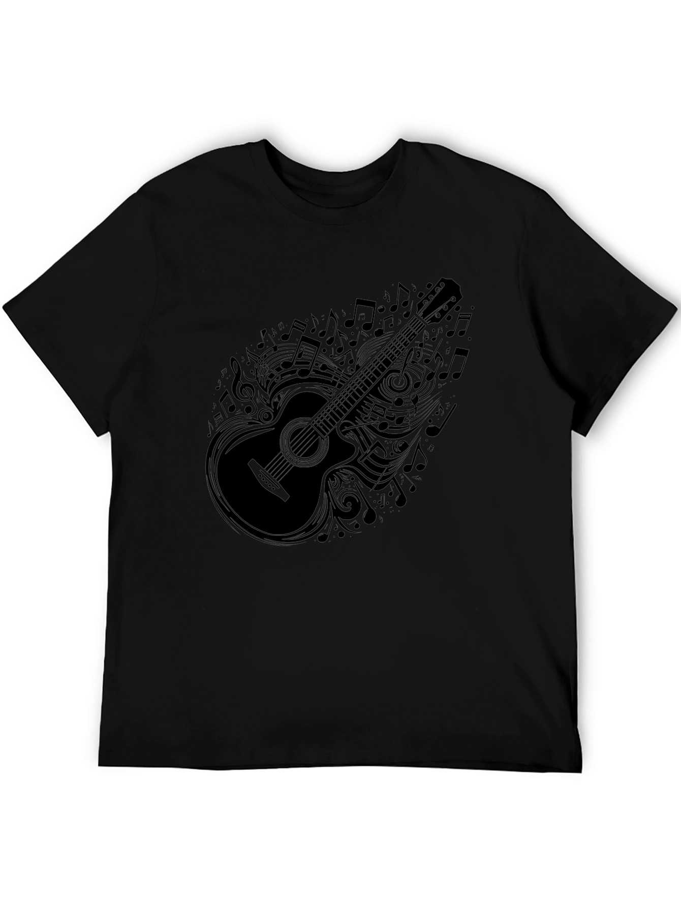 Musical Guitar Graphic T-Shirt
