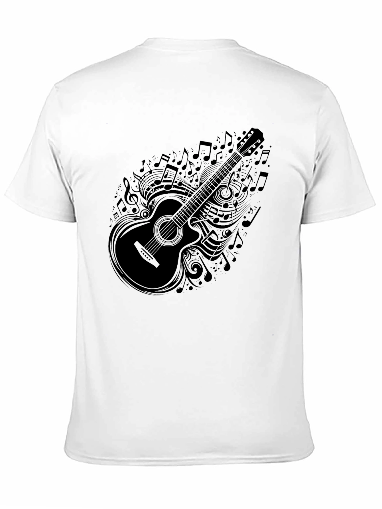 Musical Guitar Graphic T-Shirt