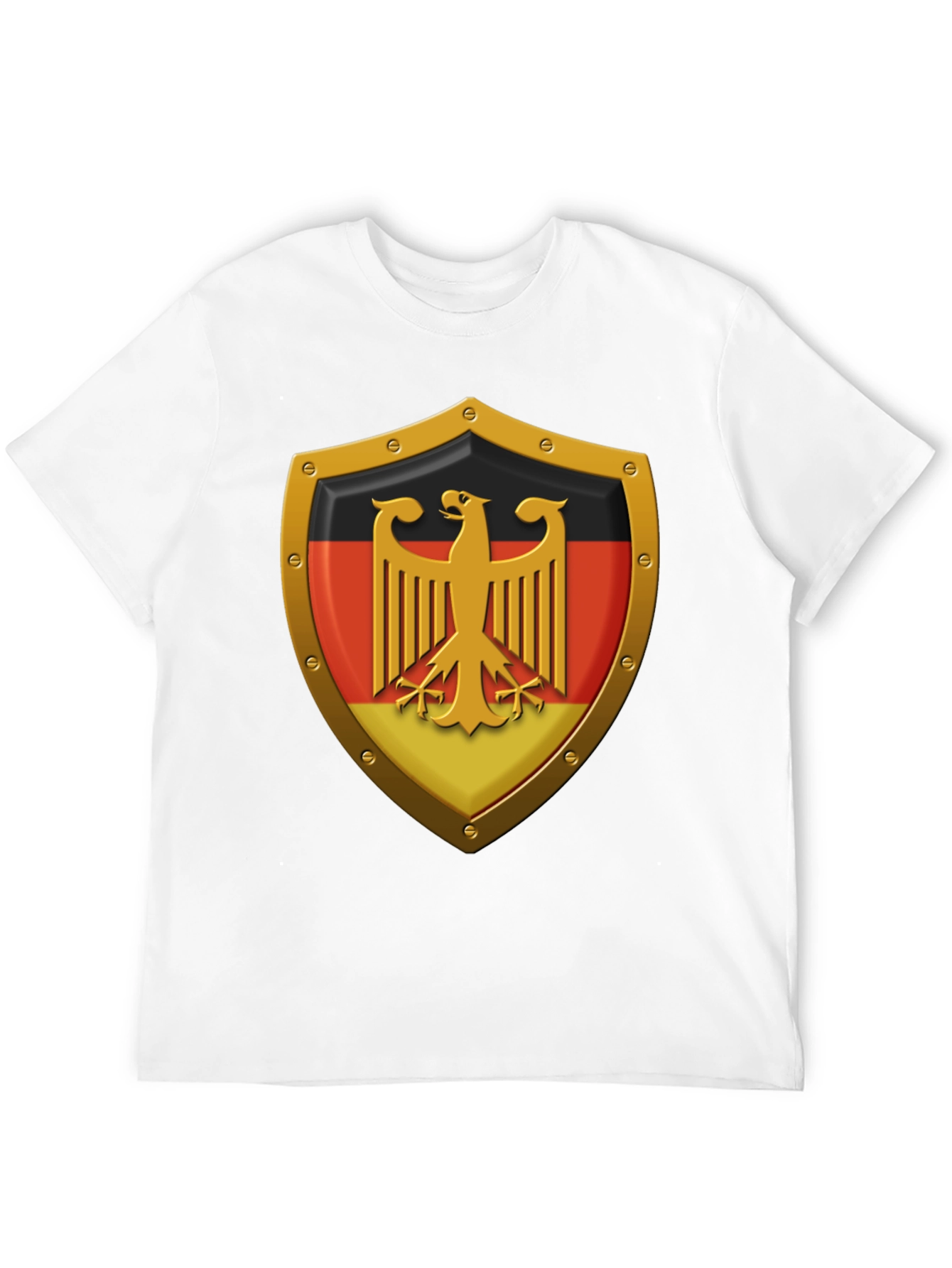 German Eagle Shield Graphic T-Shirt - Black