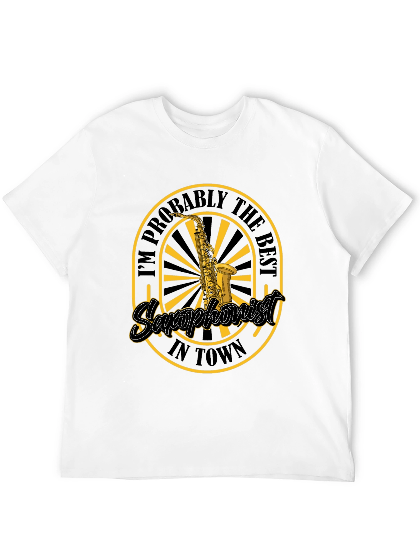 Saxophonist Graphic Tee - Black Music Lover T-Shirt