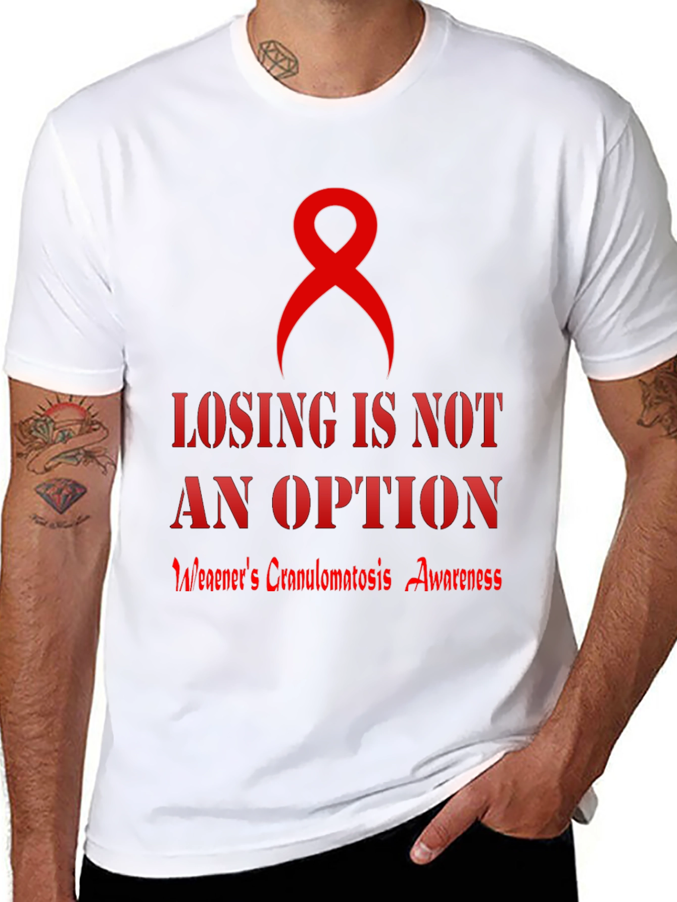 Losing is Not an Option Awareness Tee