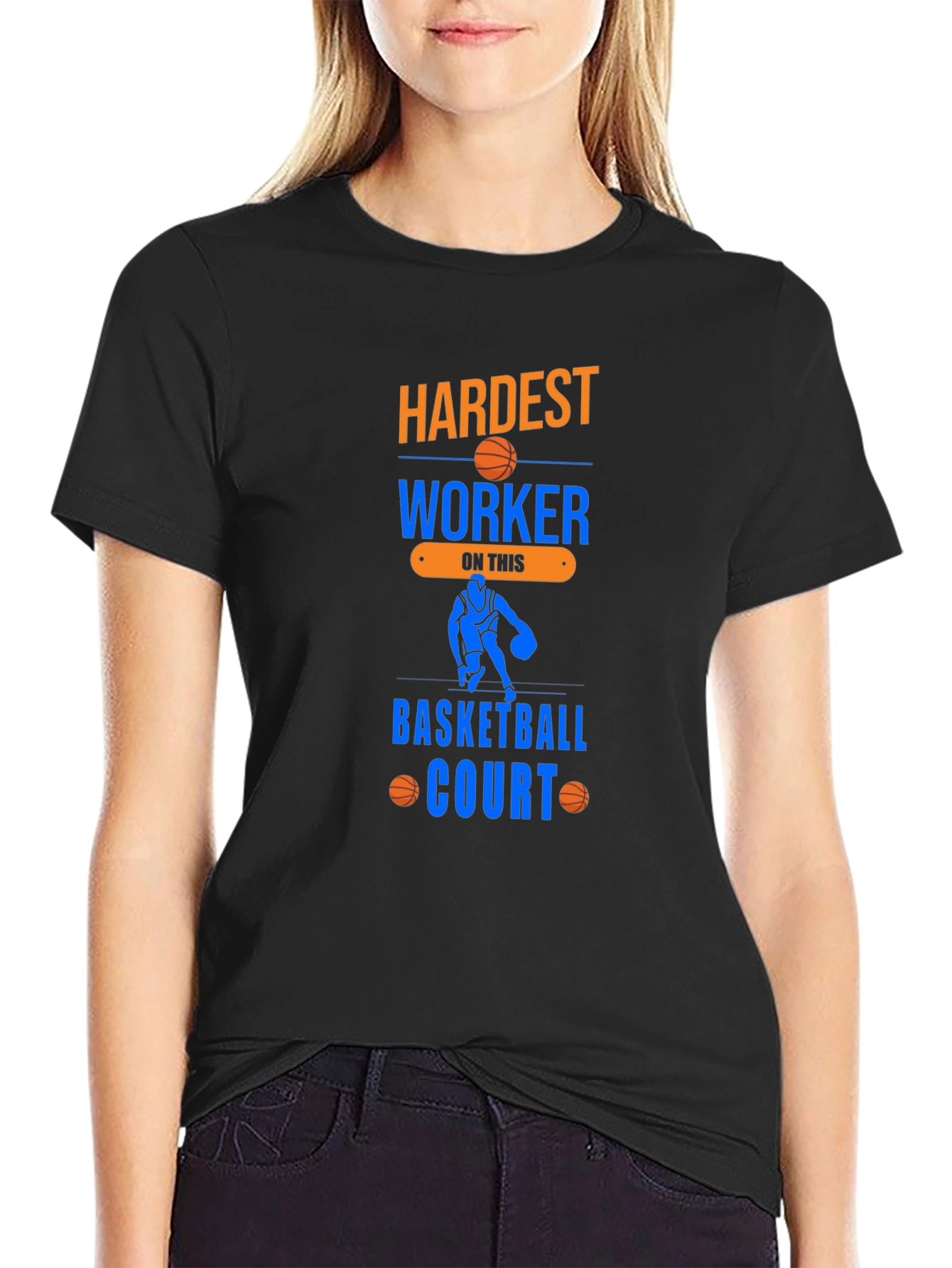 Hardest Worker Basketball T-Shirt