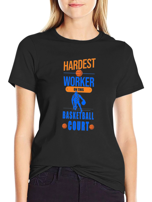 Hardest Worker Basketball T-Shirt