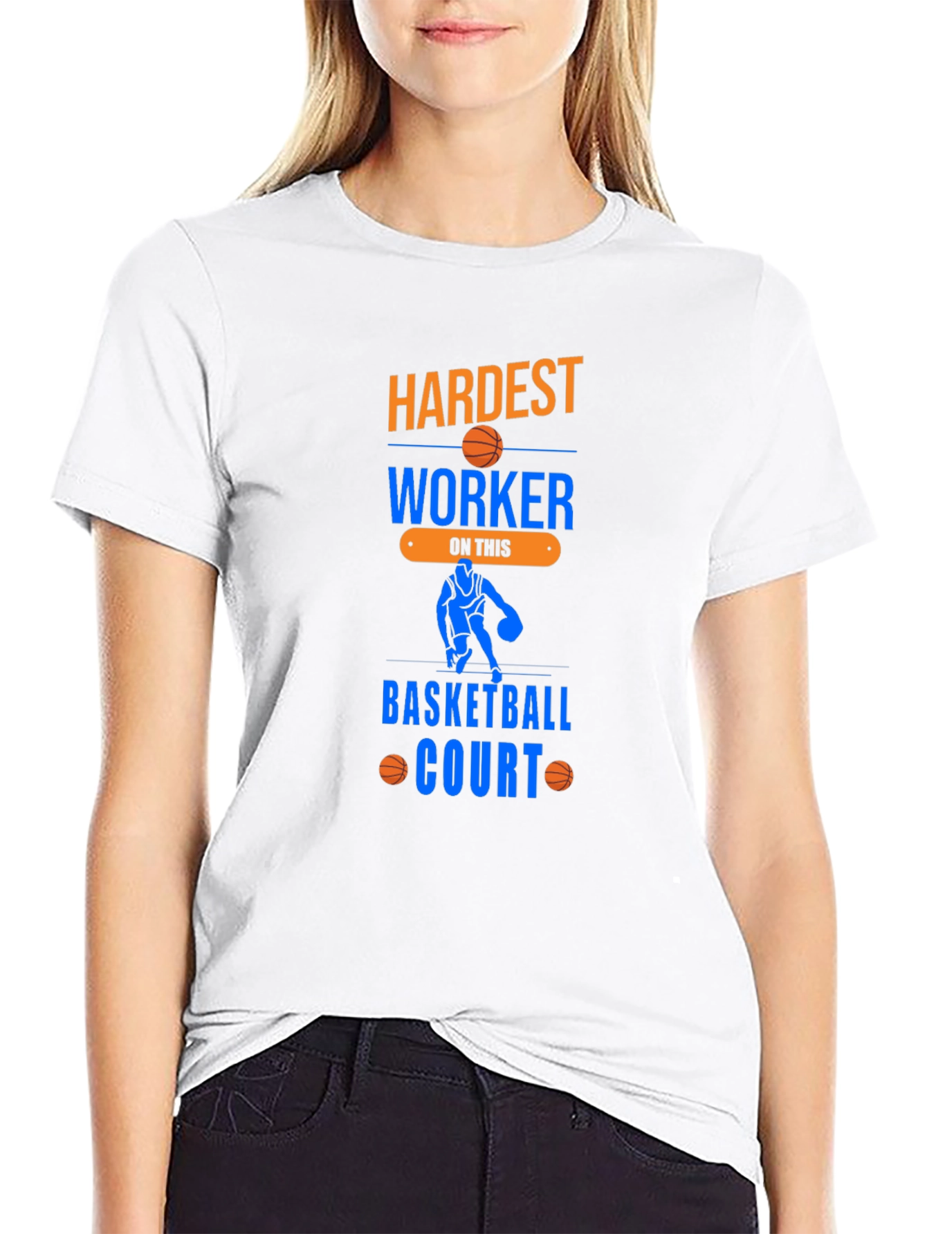 Hardest Worker Basketball T-Shirt