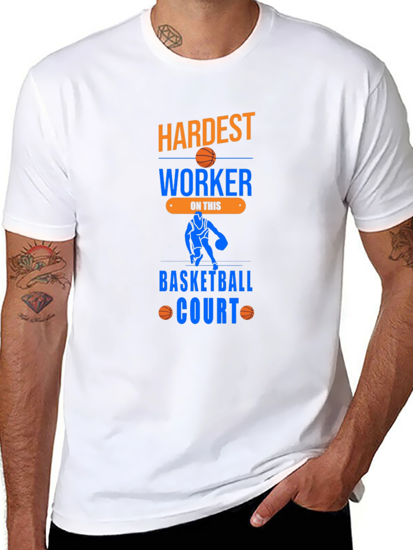 Hardest Worker Basketball T-Shirt