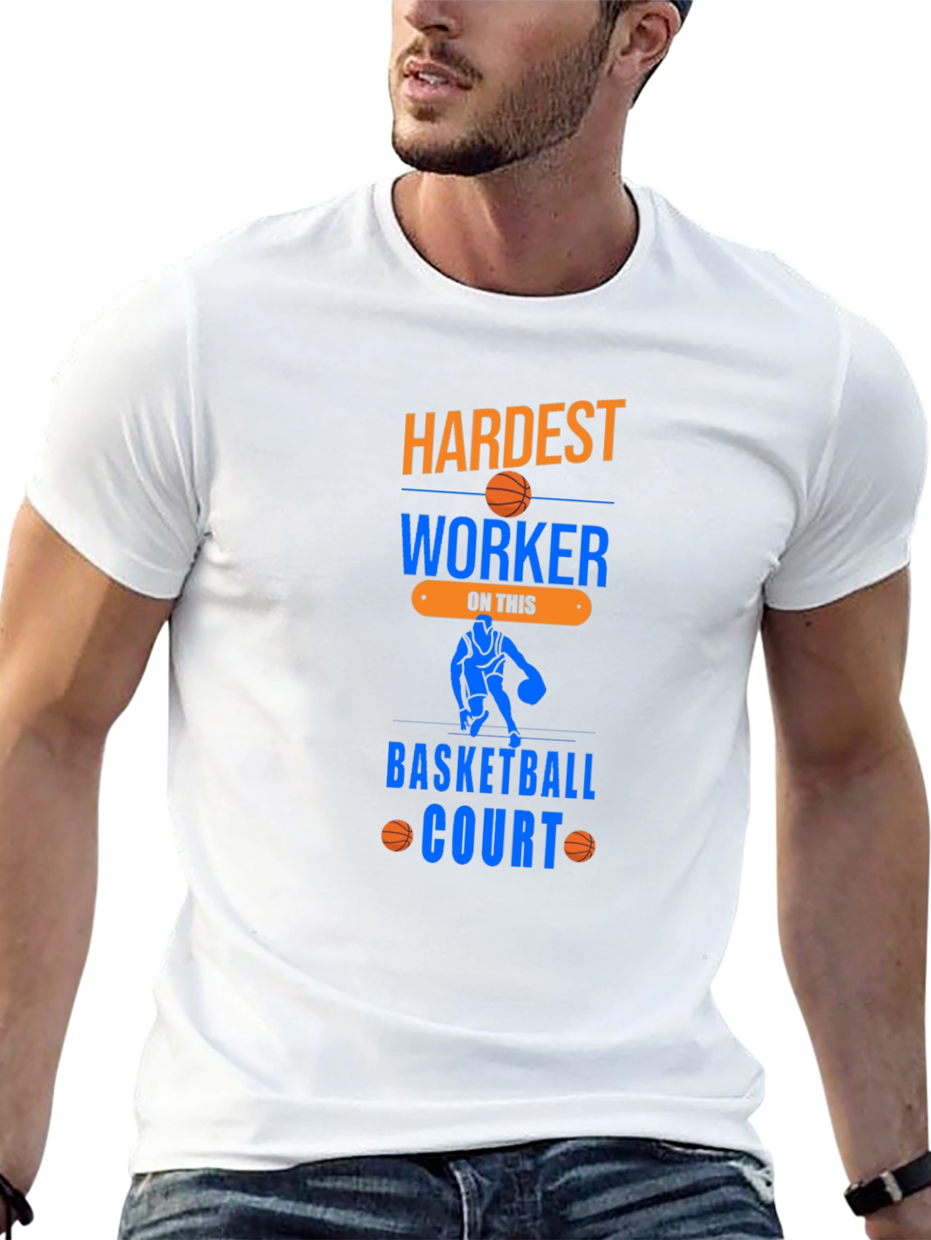 Hardest Worker Basketball T-Shirt