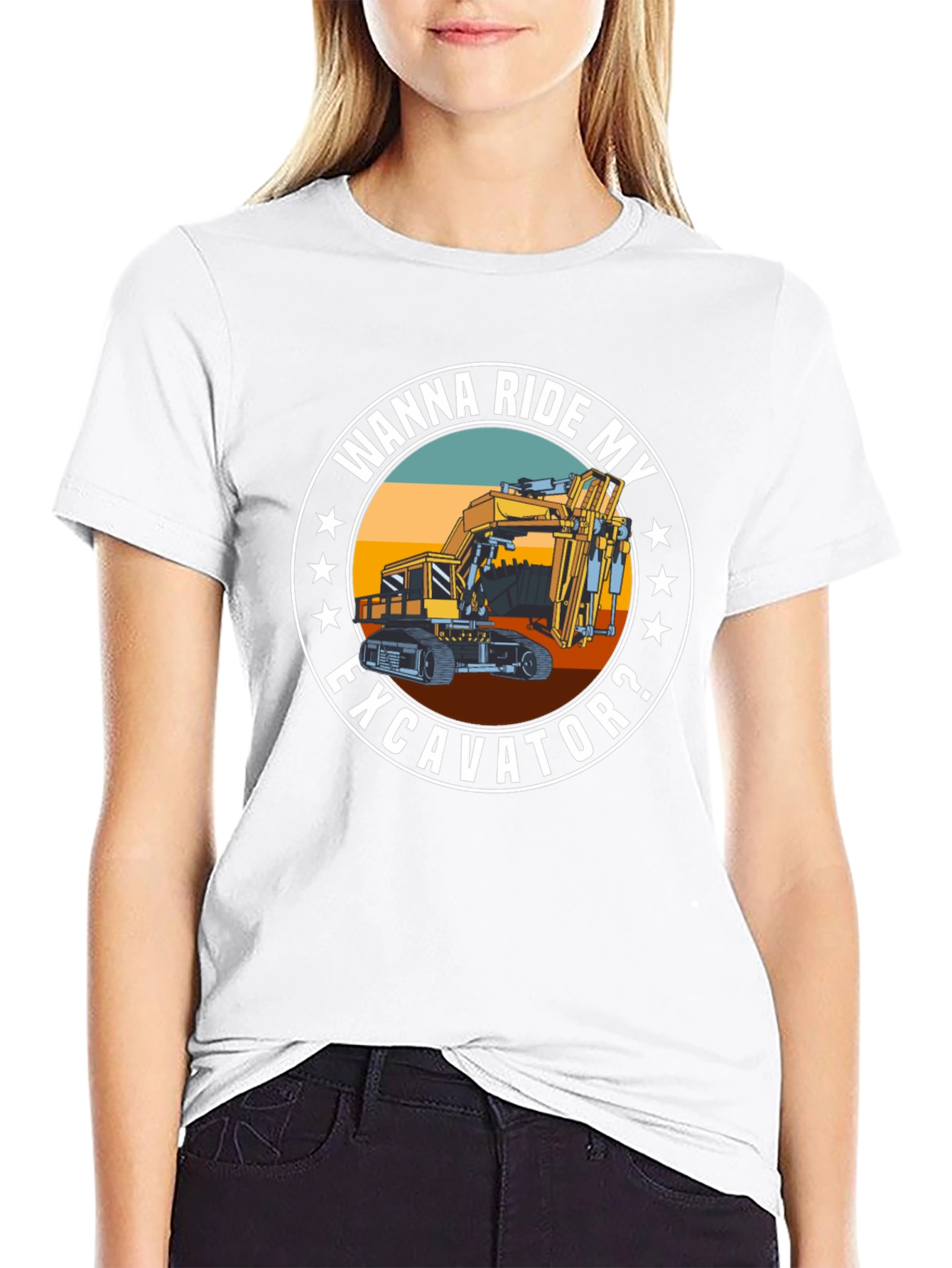 Wanna Ride My Excavator? T-Shirt
