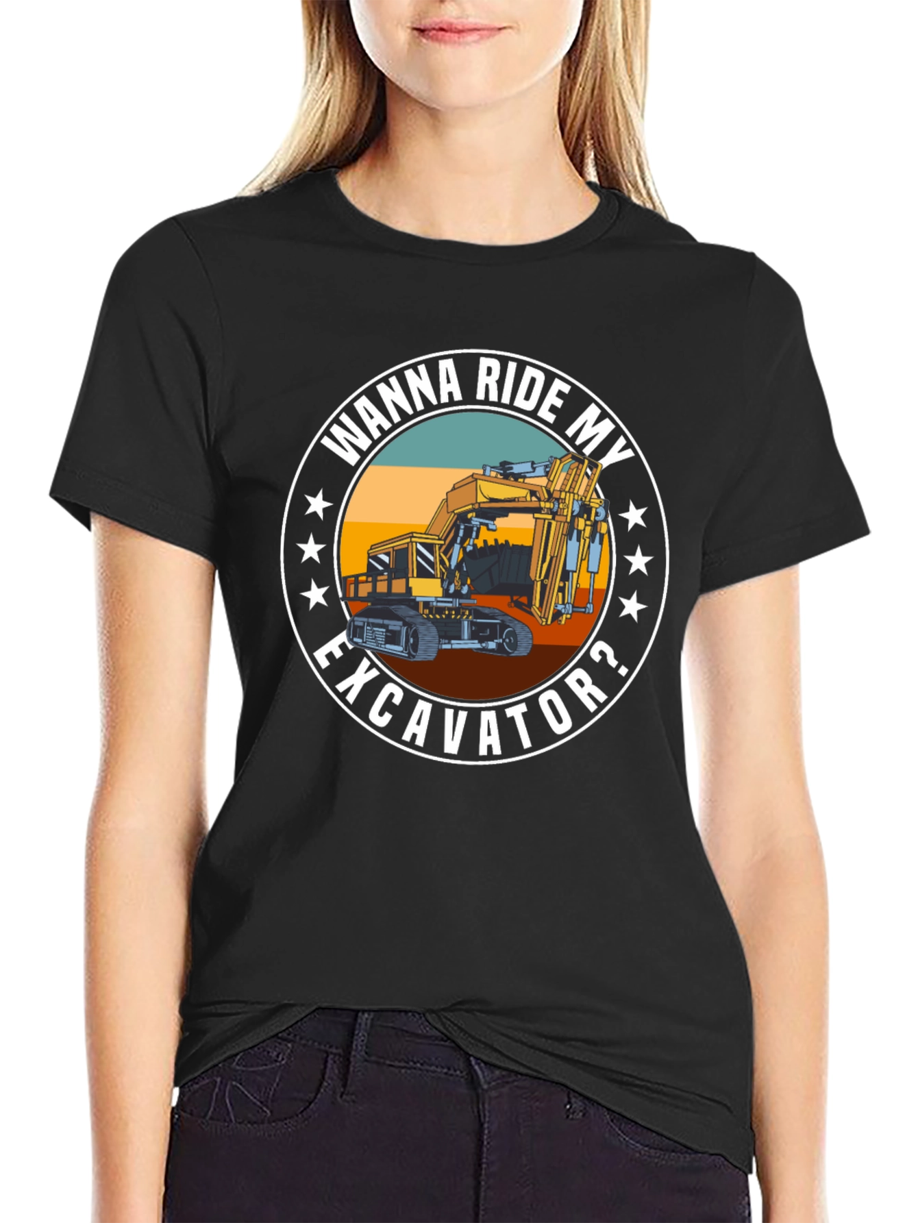 Wanna Ride My Excavator? T-Shirt