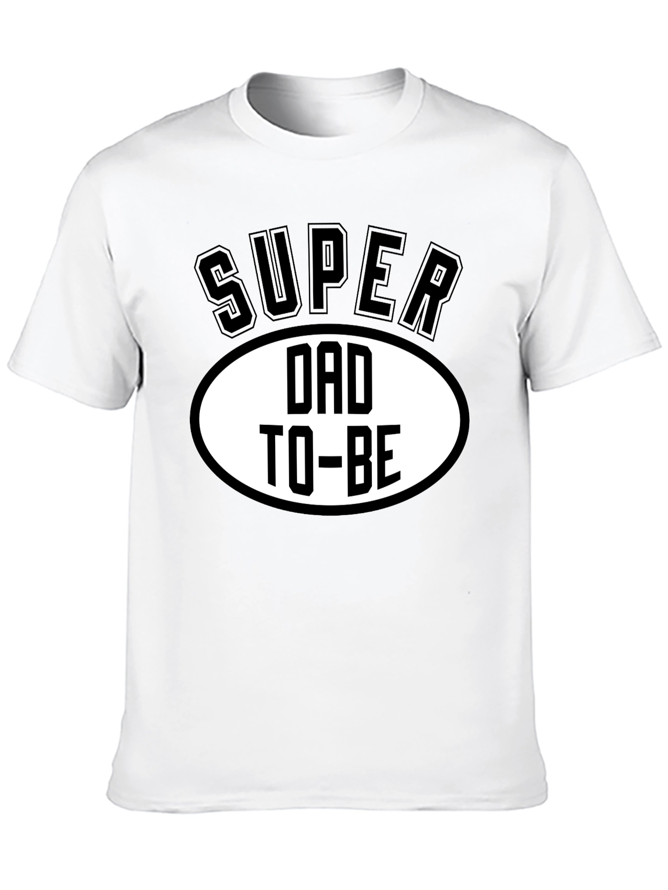 Super Dad To-Be Black T-Shirt