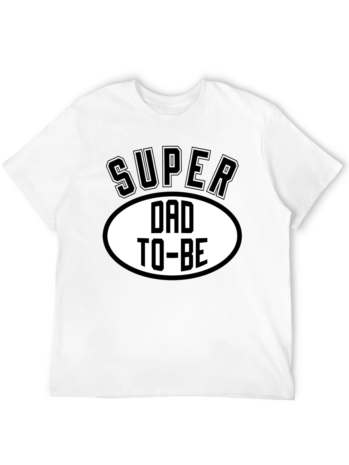 Super Dad To-Be Black T-Shirt