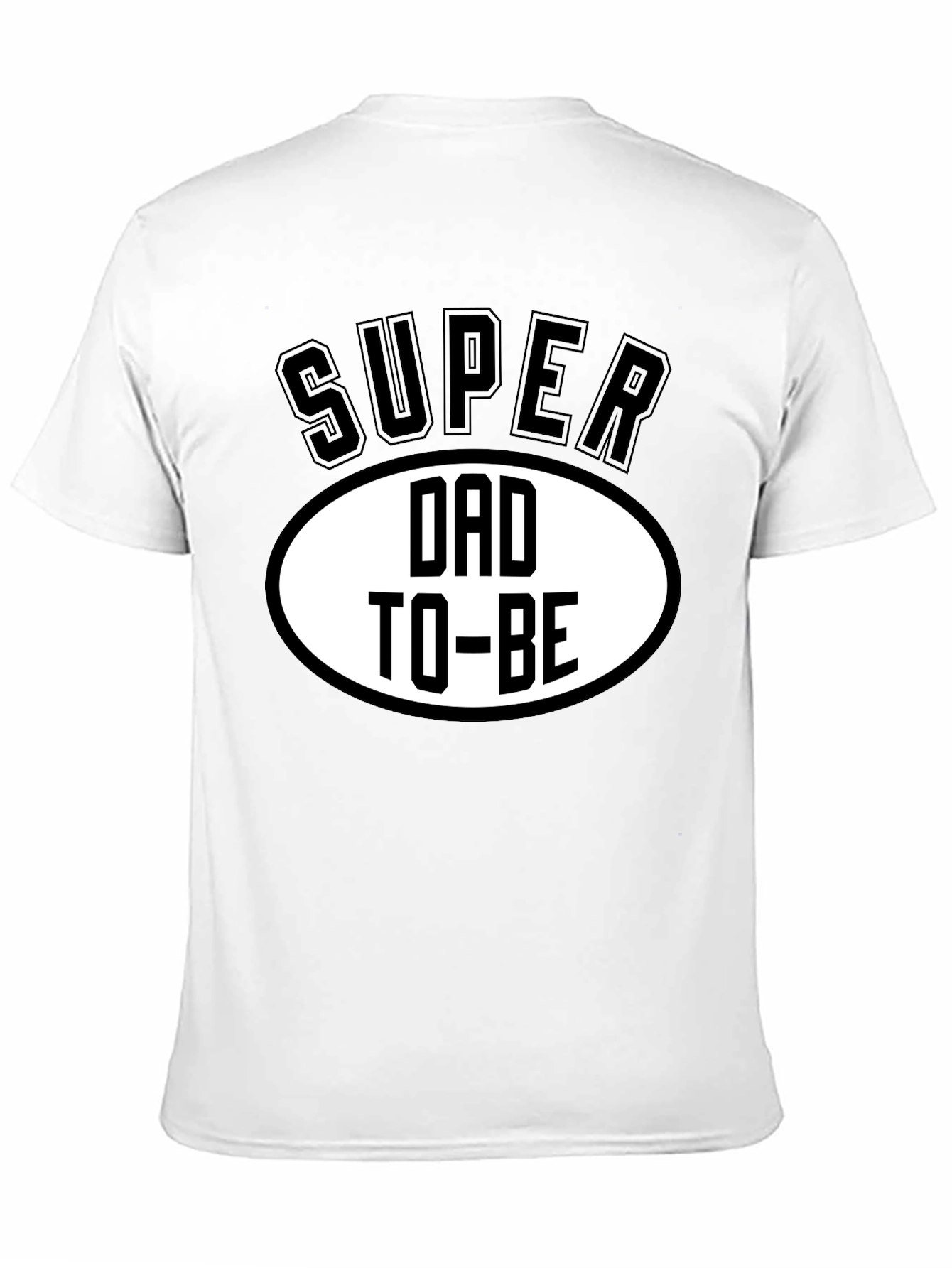 Super Dad To-Be Black T-Shirt